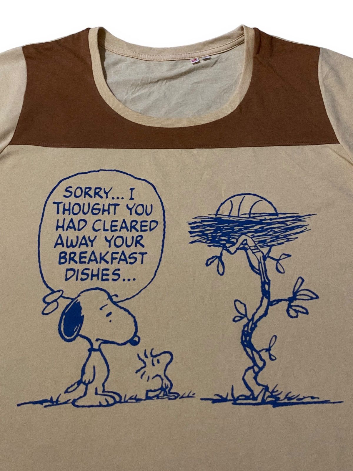 Japanese Brand × Peanuts × Uniqlo UNIQLO X PEANUTS SNOOPY CARTOON MULTI COLOR TSHIRT Size US XL / EU 56 / 4 - 3 Thumbnail