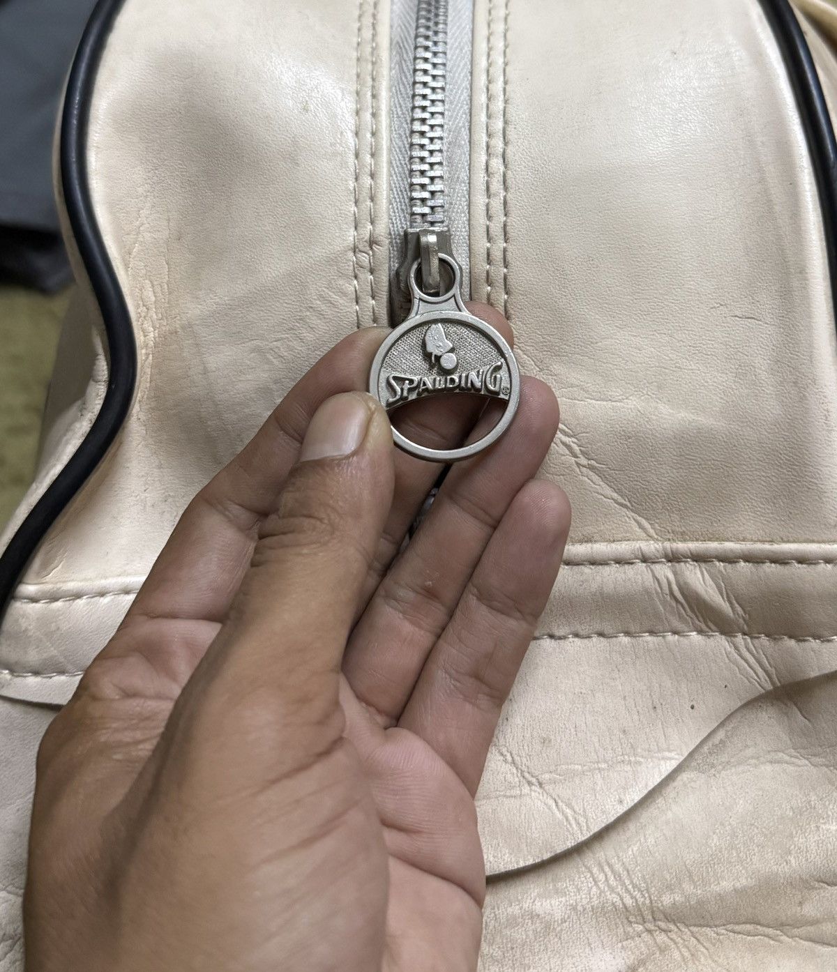 Spalding Vintage SPALDING Boston Bag Leather Logo Since 1876 Size ONE SIZE - 7 Thumbnail