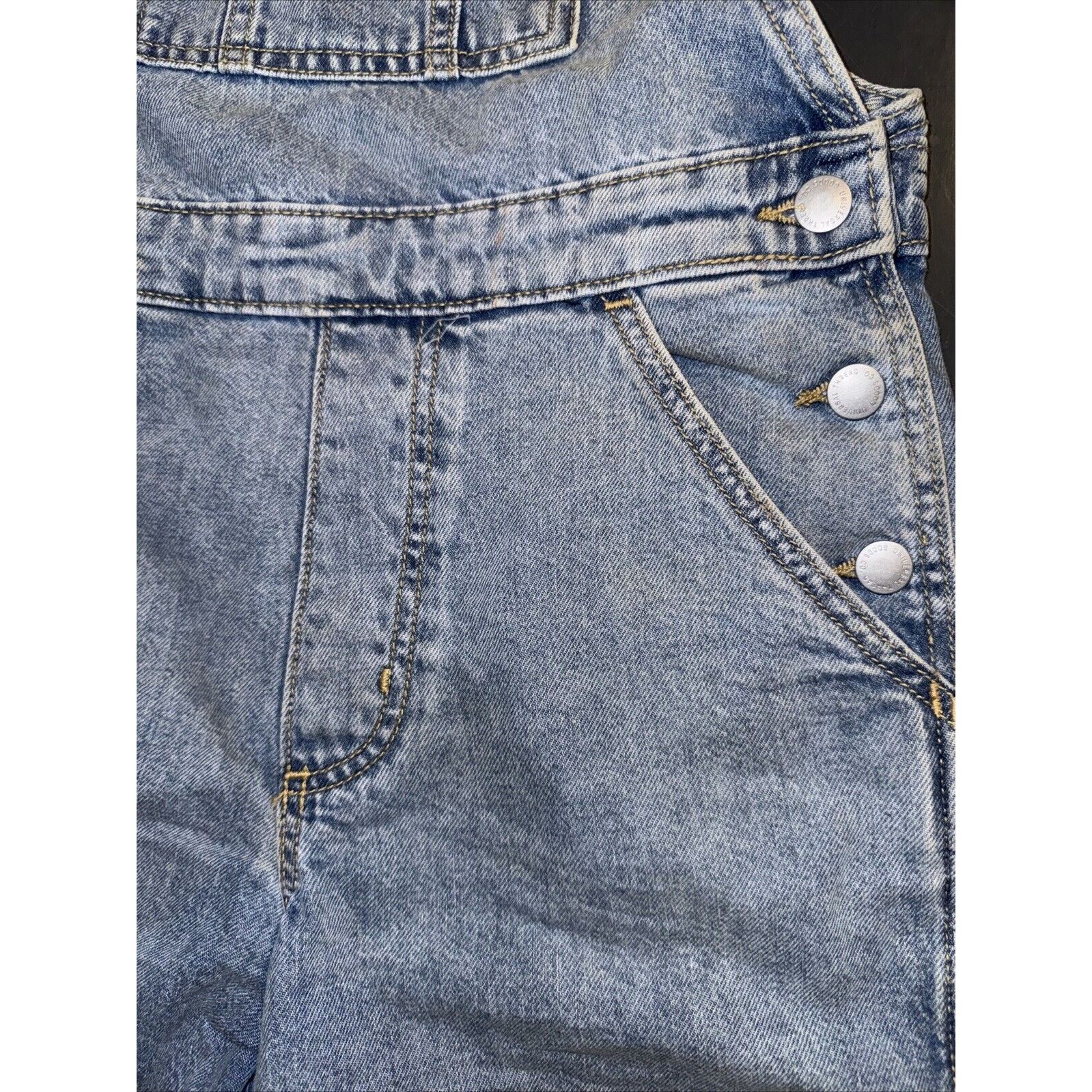 Other Universal Thread Overalls Denim Jean Shorts Women Size 0/25R Size 25" / US 0 / IT 36 - 10 Thumbnail