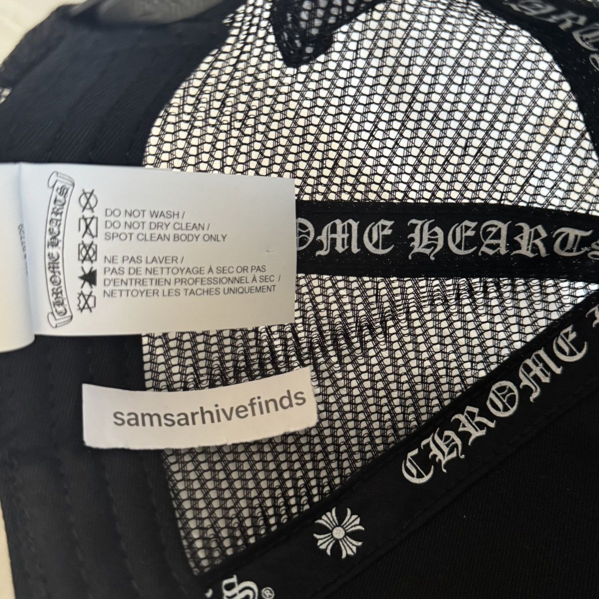 Chrome Hearts Chrome Hearts Fuck You Trucker Hat Black Size ONE SIZE - 10 Thumbnail