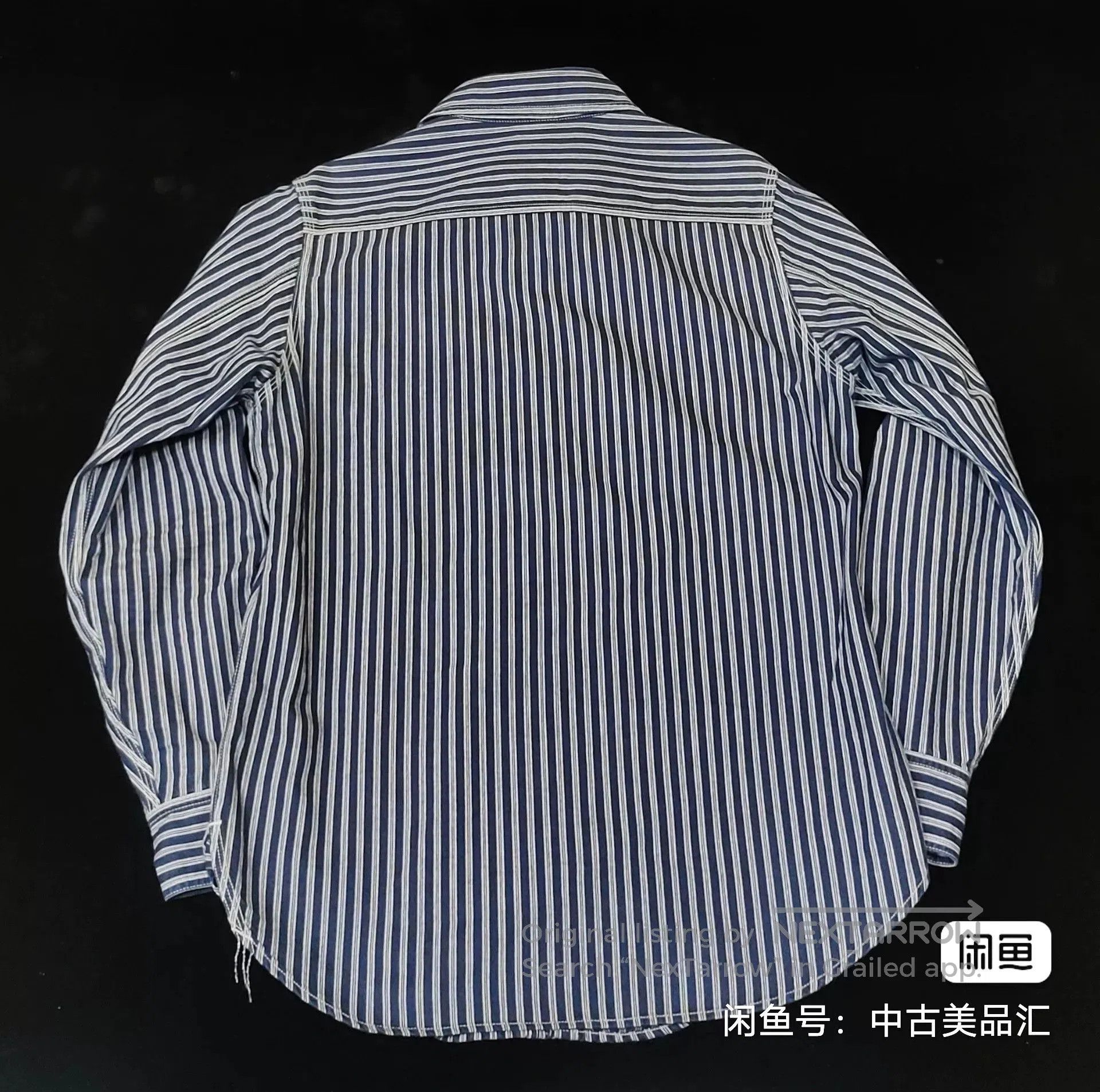 Freewheelers Early Limited Edition Striped Shirt. Size US M / EU 48-50 / 2 - 2 Thumbnail