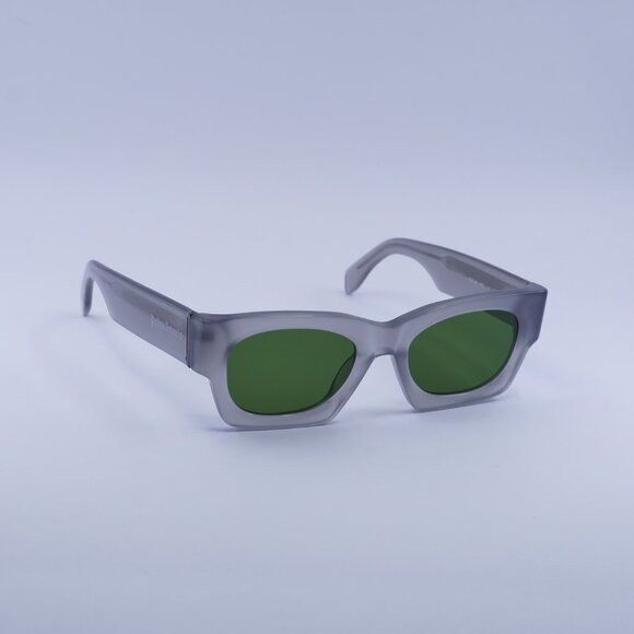 Palm Angels Palm Angels PERI089 BODIE 0955 Sunglasses Grey Square Frame Size ONE SIZE - 1 Thumbnail