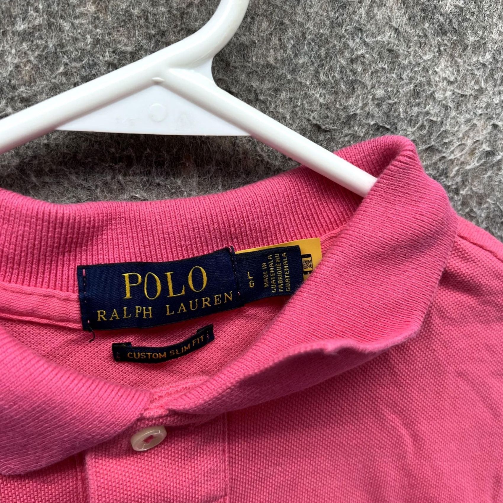 Polo Ralph Lauren Polo Ralph Lauren Polo Shirt Mens Large Pink Solid Pony Logo Custom Slim Fit Shirt Size US L / EU 52-54 / 3 - 4 Thumbnail