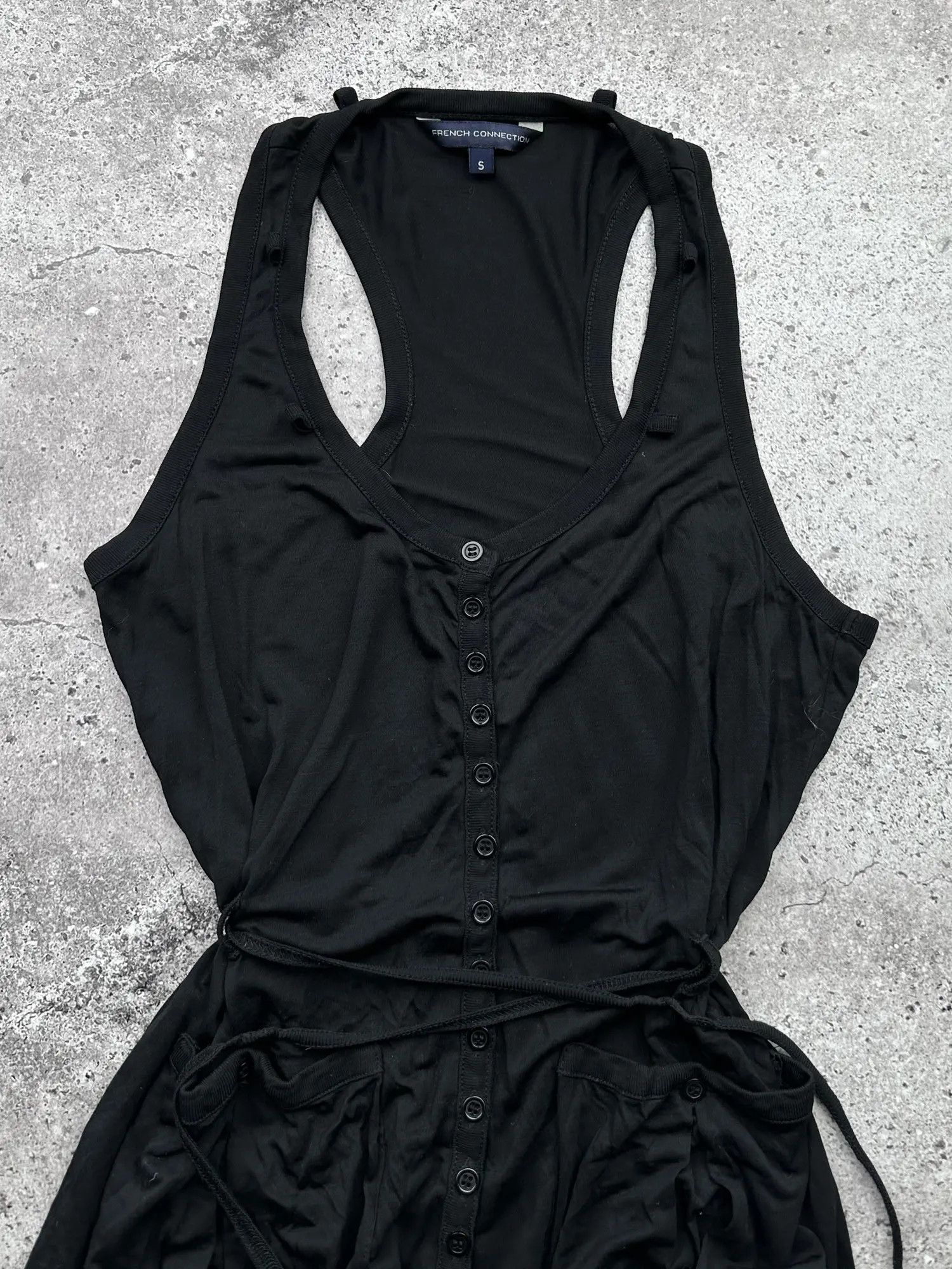 Japanese Brand Vintage Belt Mini Dress C472(V520)E8 Size S / US 4 / IT 40 - 2 Thumbnail