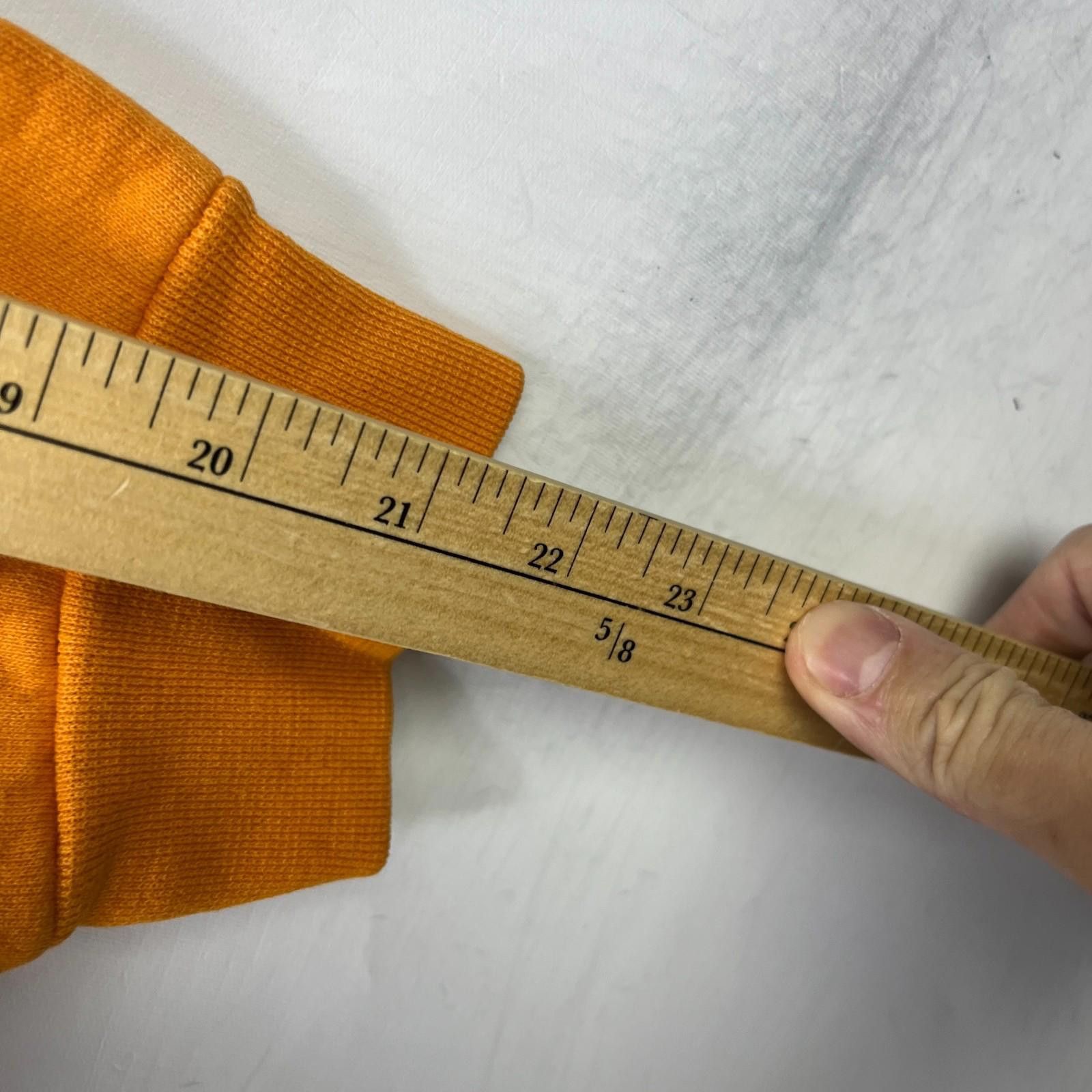 Russell Athletic Vintage Russell Athletic Blank Orange Hoodie XL Y2K Size US XL / EU 56 / 4 - 9 Thumbnail