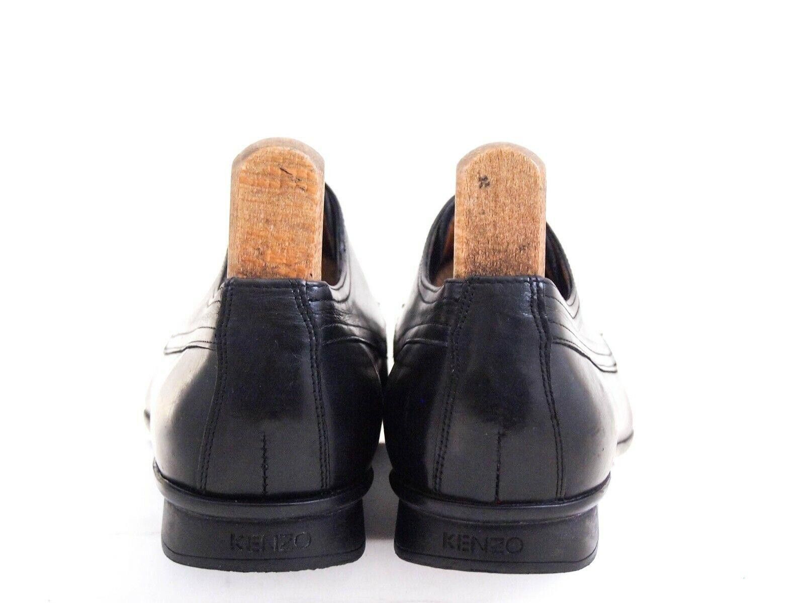 Kenzo Kenzo Derby Oxfords Black Leather Men Size US 11 EU 44 Size US 11 / EU 44 - 7 Thumbnail