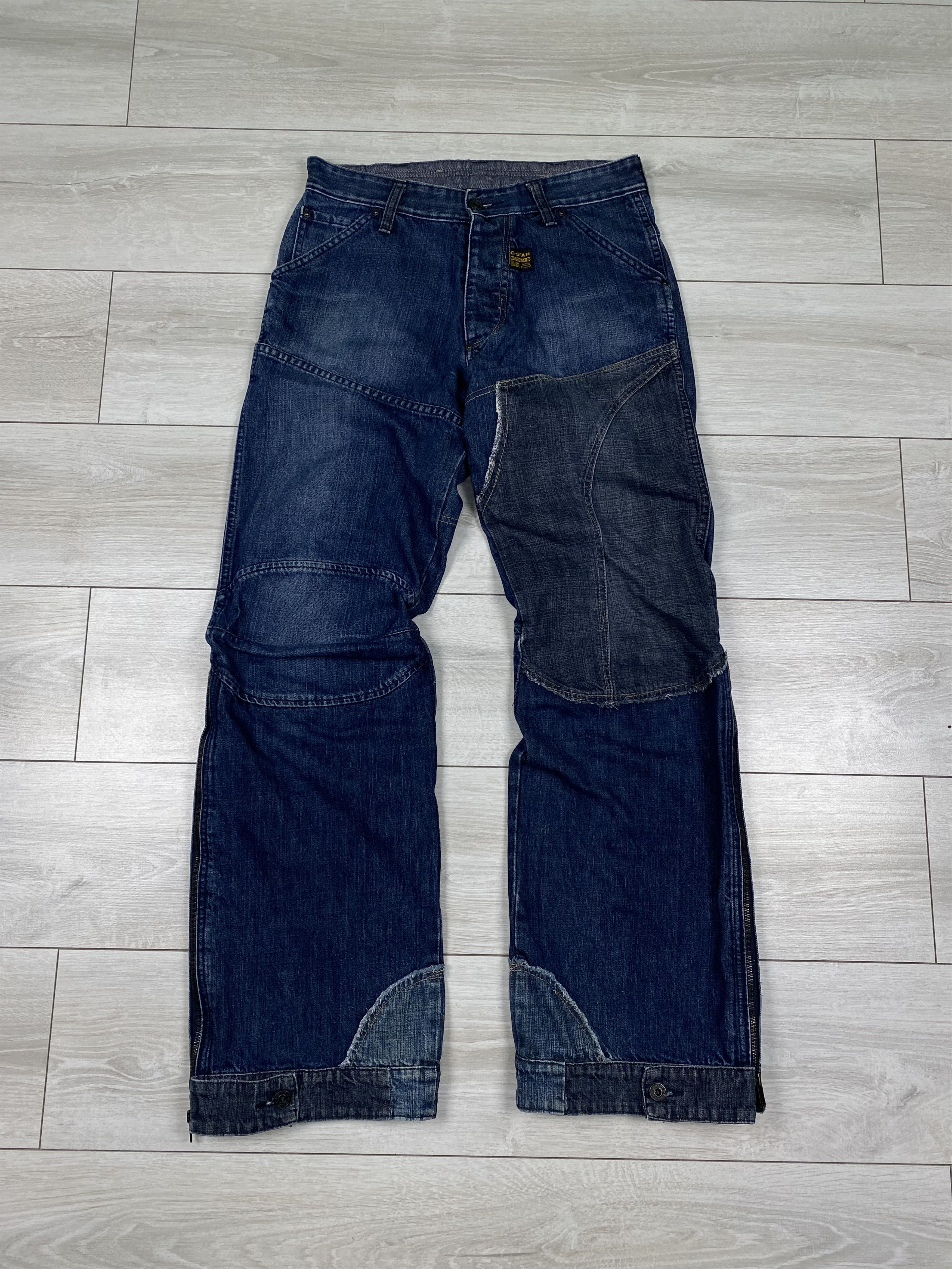 G-Star G Star RAW Cargo Baggy zip Flare Avant Garde elwood Pants Size US 31 - 1 Thumbnail
