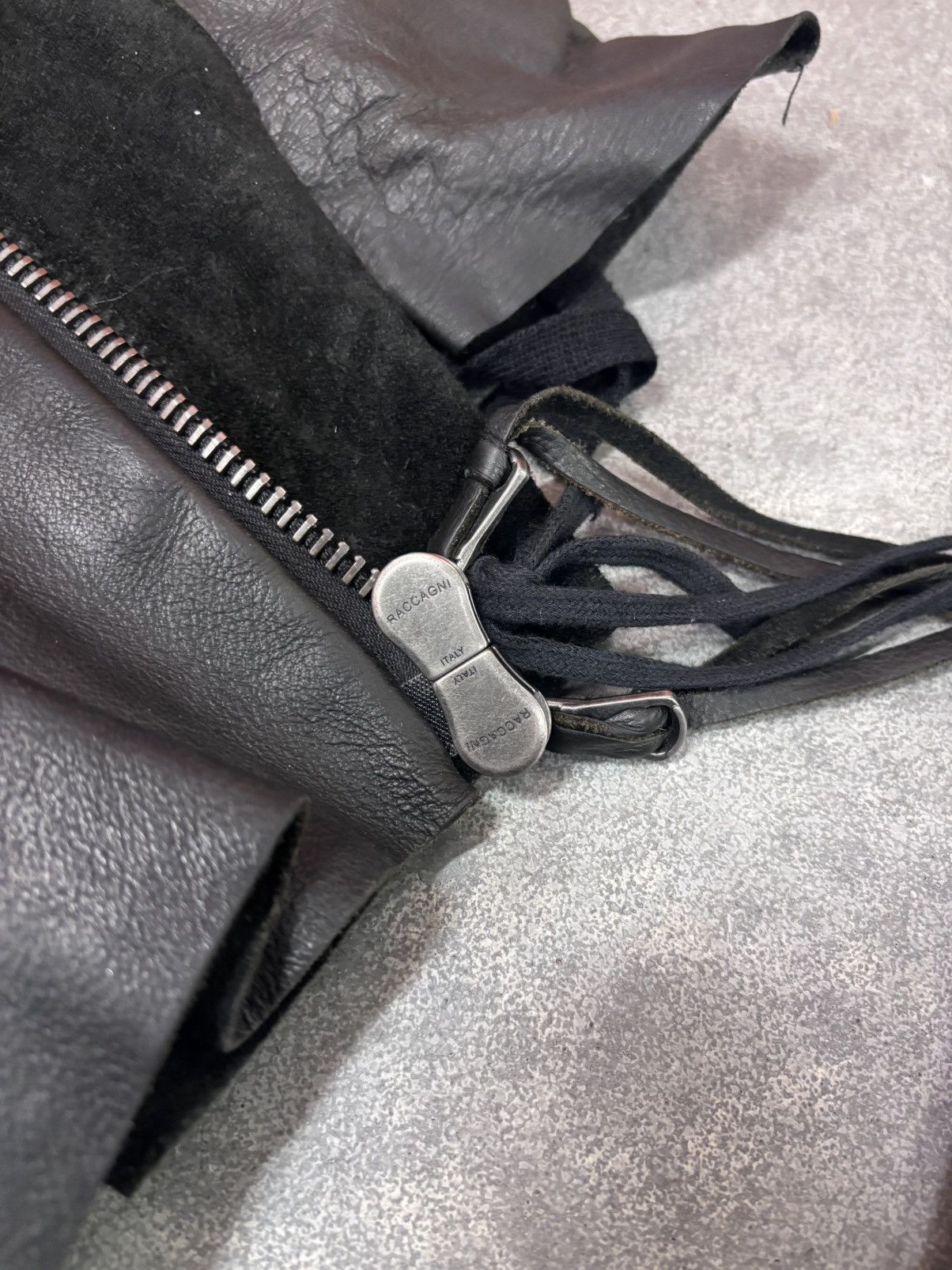 Cedric Jacquemyn A/W 15-16 assymetric zipped jacket