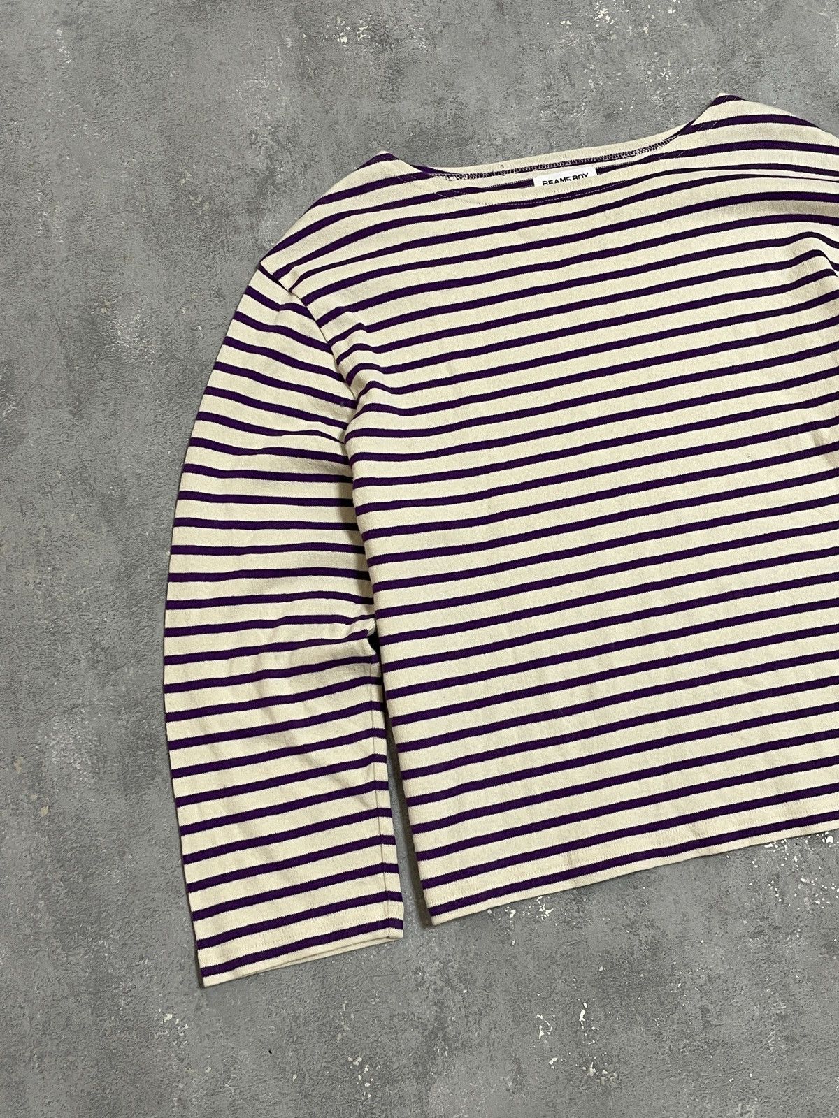 Beams Plus Beams Boy Y2K Stripe WP Longsleeve Shirt Size US S / EU 44-46 / 1 - 5 Thumbnail