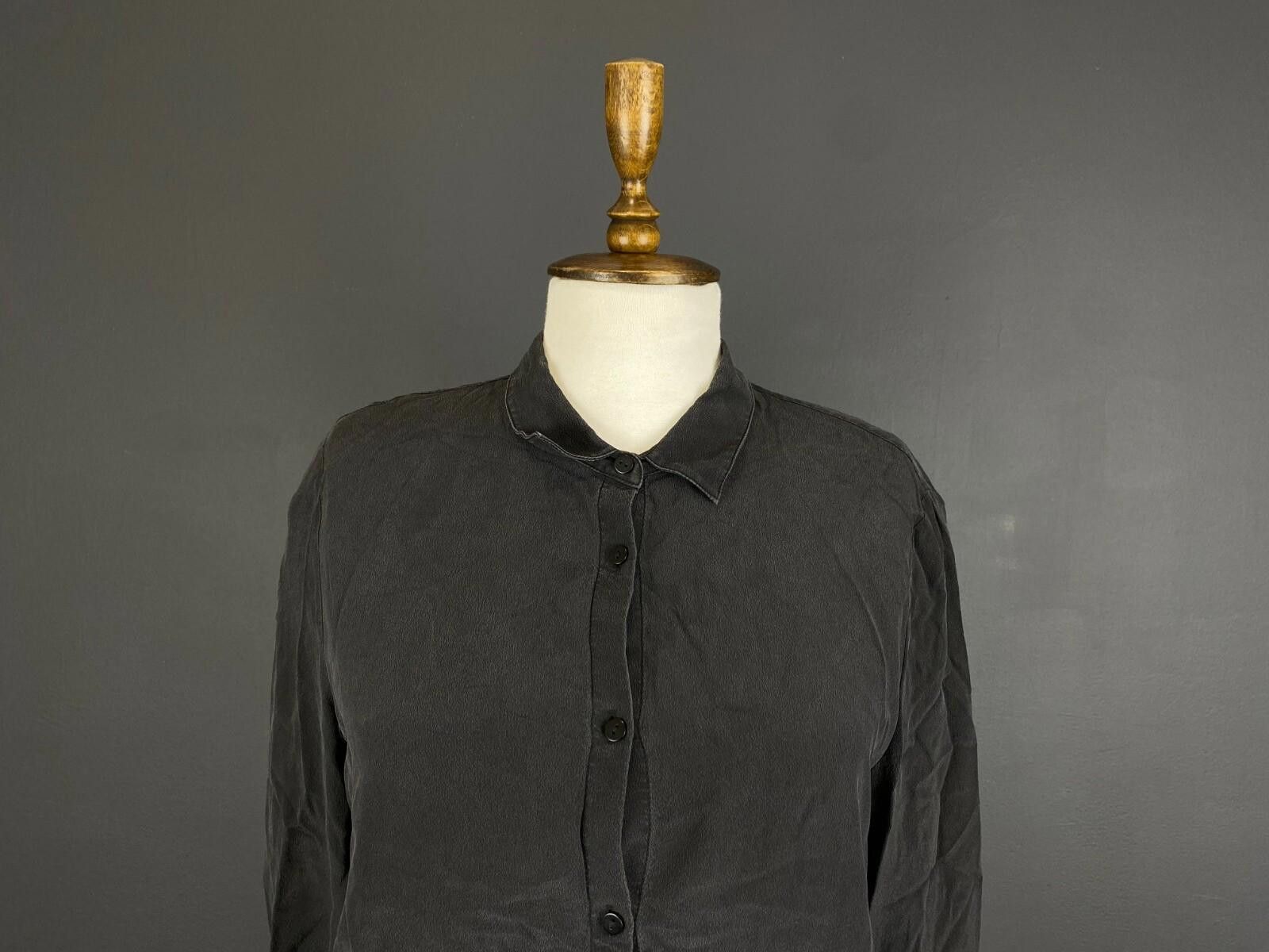The Kooples The Kooples Black Lightweight Button Down Shirt Size M Size M / US 6-8 / IT 42-44 - 2 Thumbnail
