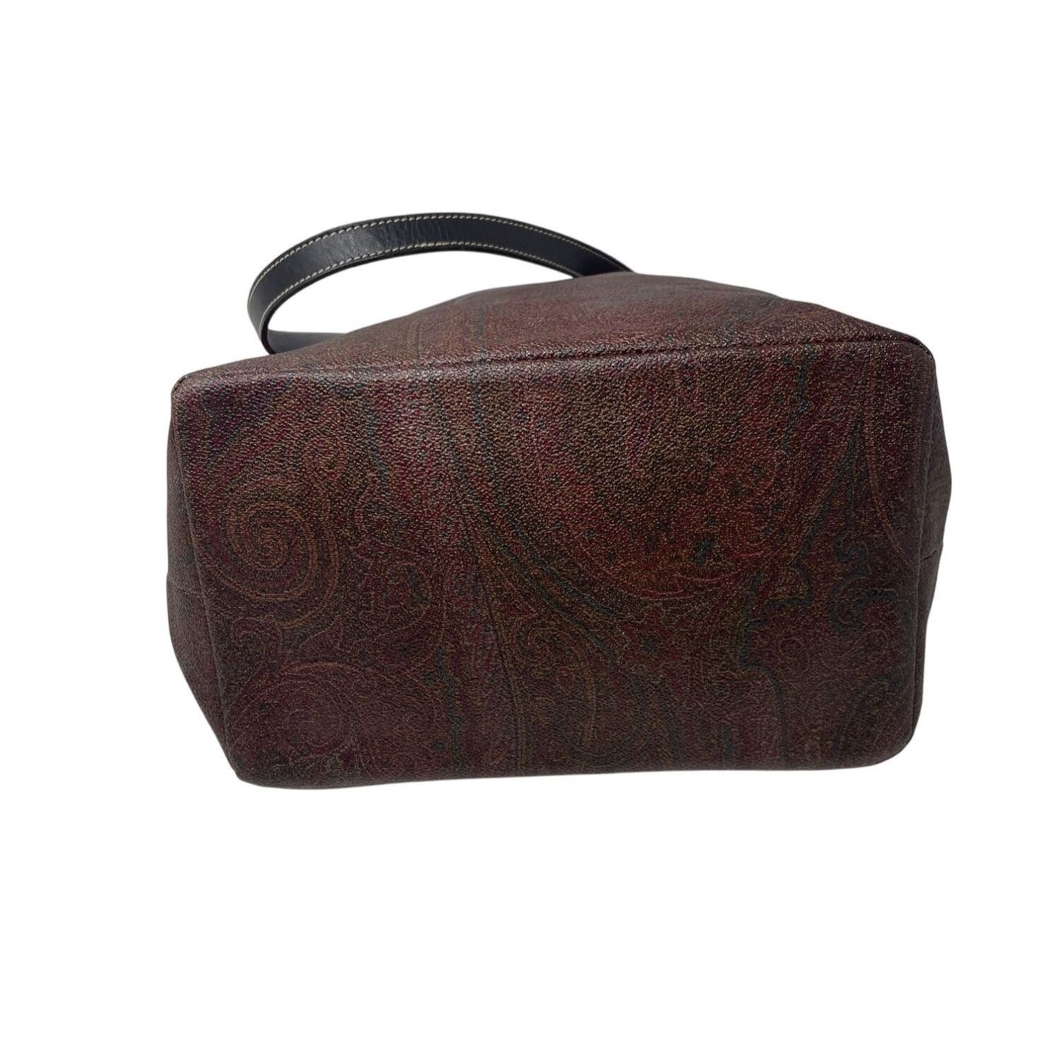 Etro ETRO Milano Limited Edition Red Leather and Coated Paisley C Size ONE SIZE - 5 Thumbnail