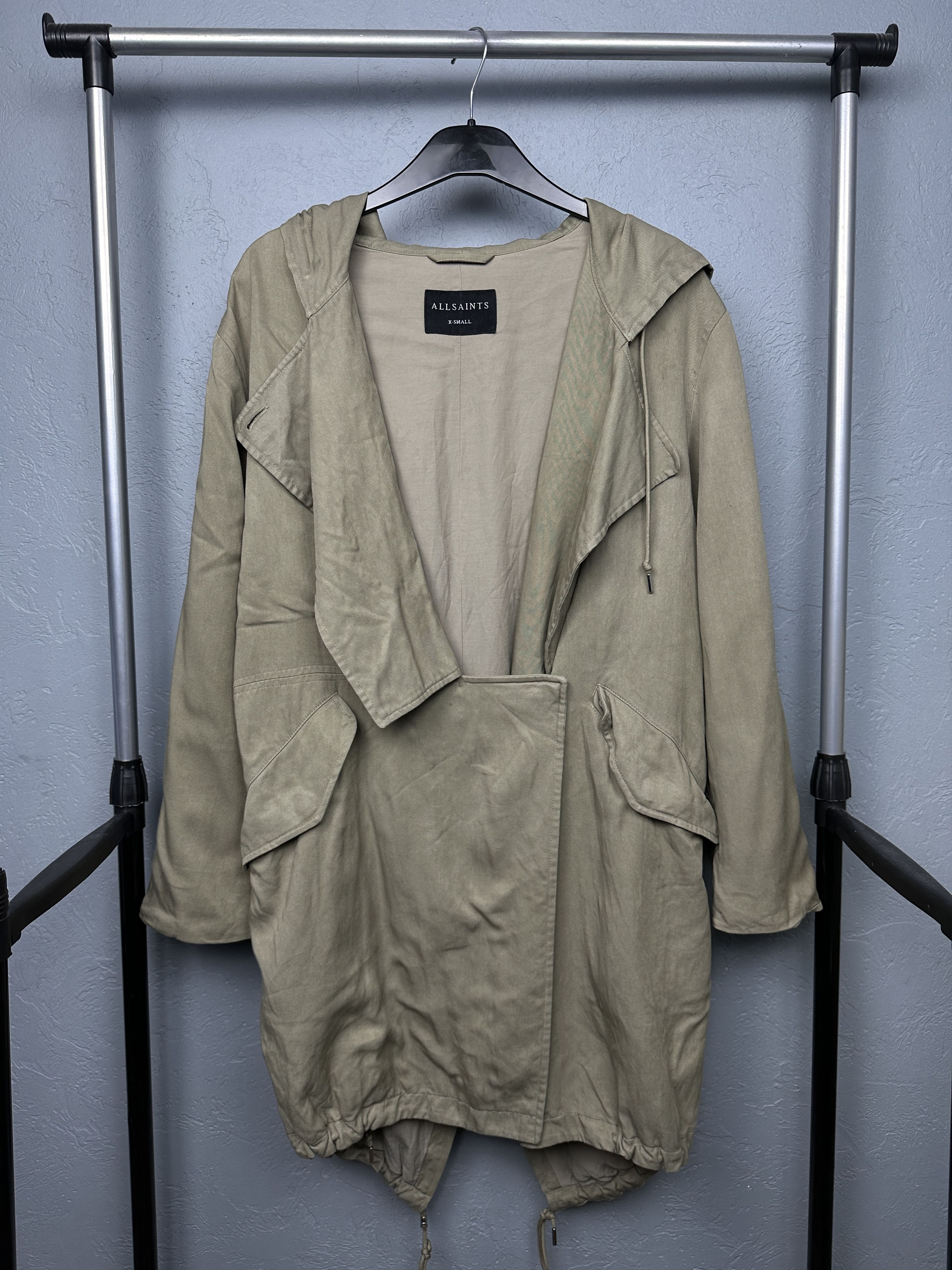 Allsaints AllSaints Bexley Parka Womens Jacket Size XS / US 0-2 / IT 36-38 - 2 Thumbnail