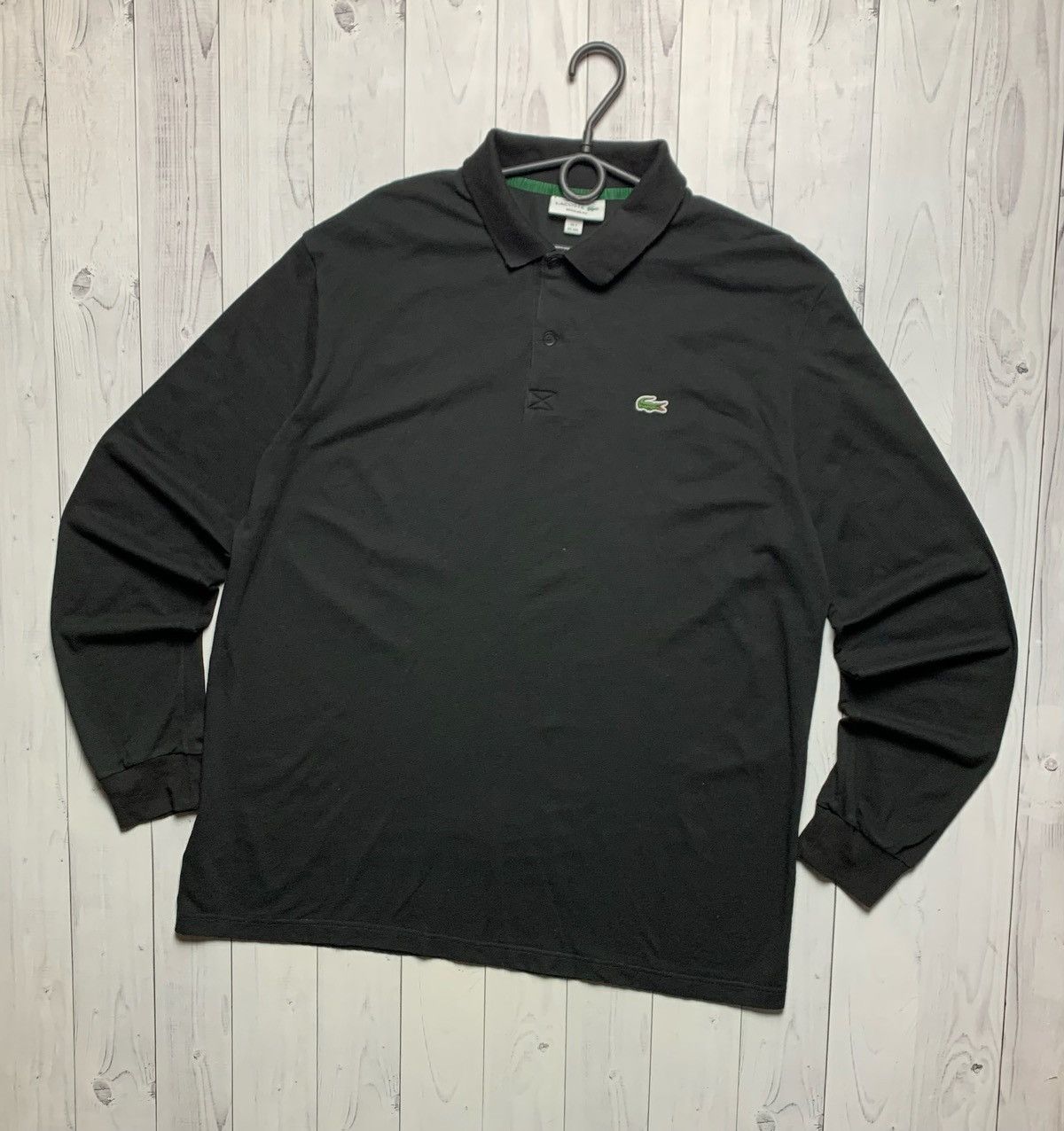 Lacoste Lacoste black rugby shirt long polo size XXl Size US XXL / EU 58 / 5 - 1 Thumbnail