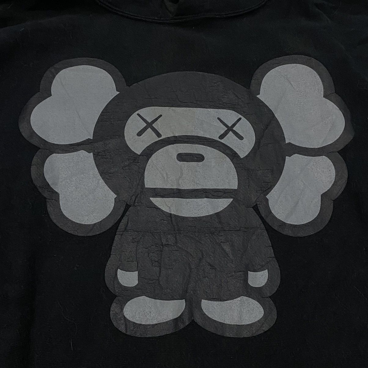 Bape × Kaws Baby Milo Kaws Logo Pullover Hoodie Size US S / EU 44-46 / 1 - 4 Thumbnail