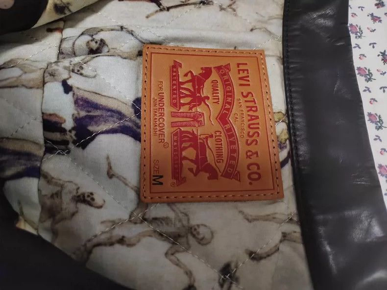 Undercover Undercover Levis x undercover Dance of Death leather turne Size US M / EU 48-50 / 2 - 2 Thumbnail