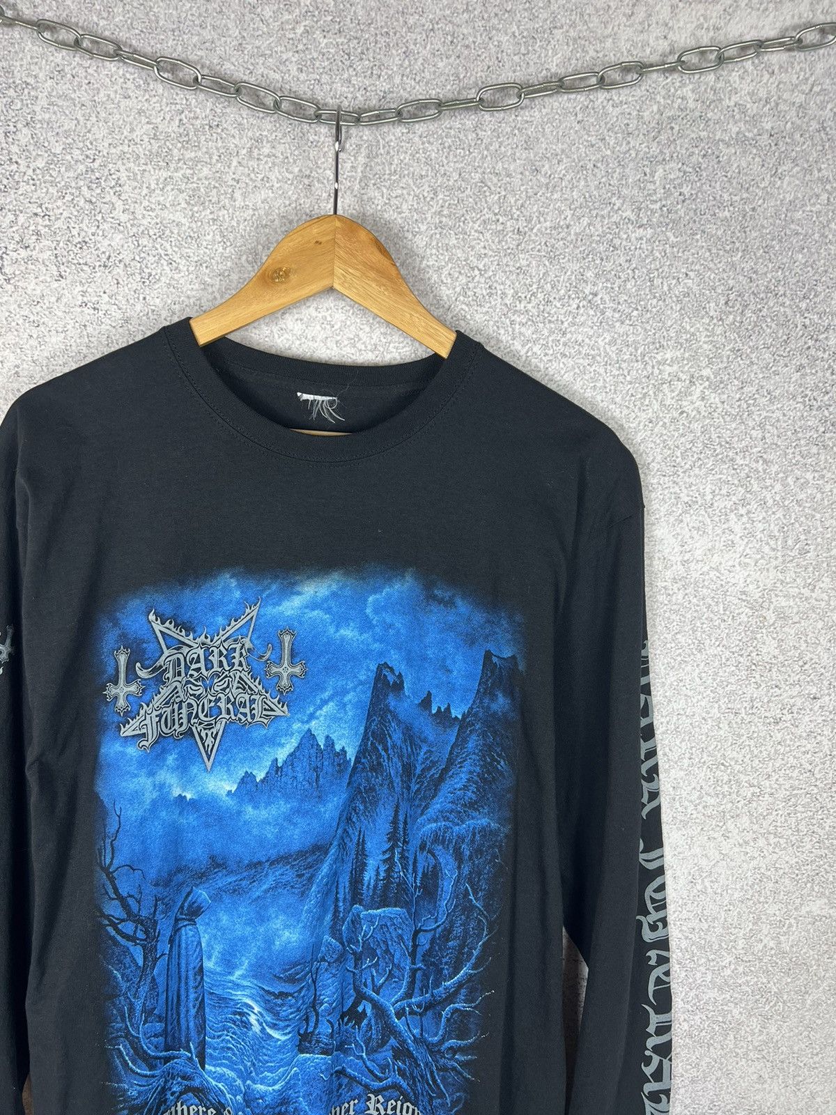 Band Tees Vintage Dark Funeral Where Shadows Forever Reign Longsleeve Size US M / EU 48-50 / 2 - 3 Thumbnail