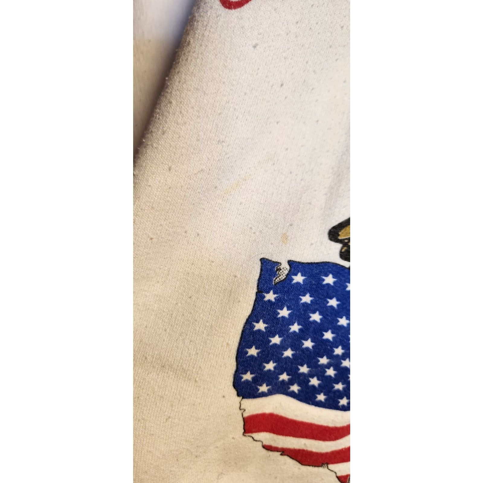 Jerzees VINTAGE Jerzees Sweatshirt Men’s XL Our Freedom Has Been Challenged 9/11 USA Eagle White Size US XL / EU 56 / 4 - 7 Thumbnail