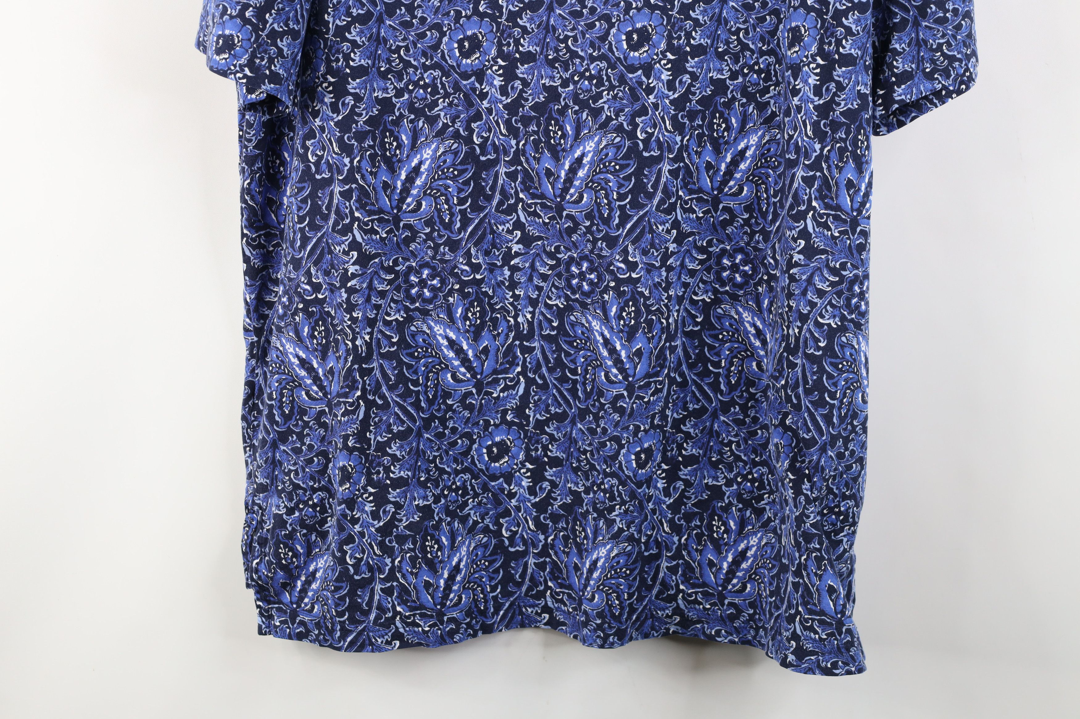 Ralph Lauren Vintage Y2K Ralph Lauren Over Print Collared Polo Shirt Blue Size US L / EU 52-54 / 3 - 12 Thumbnail