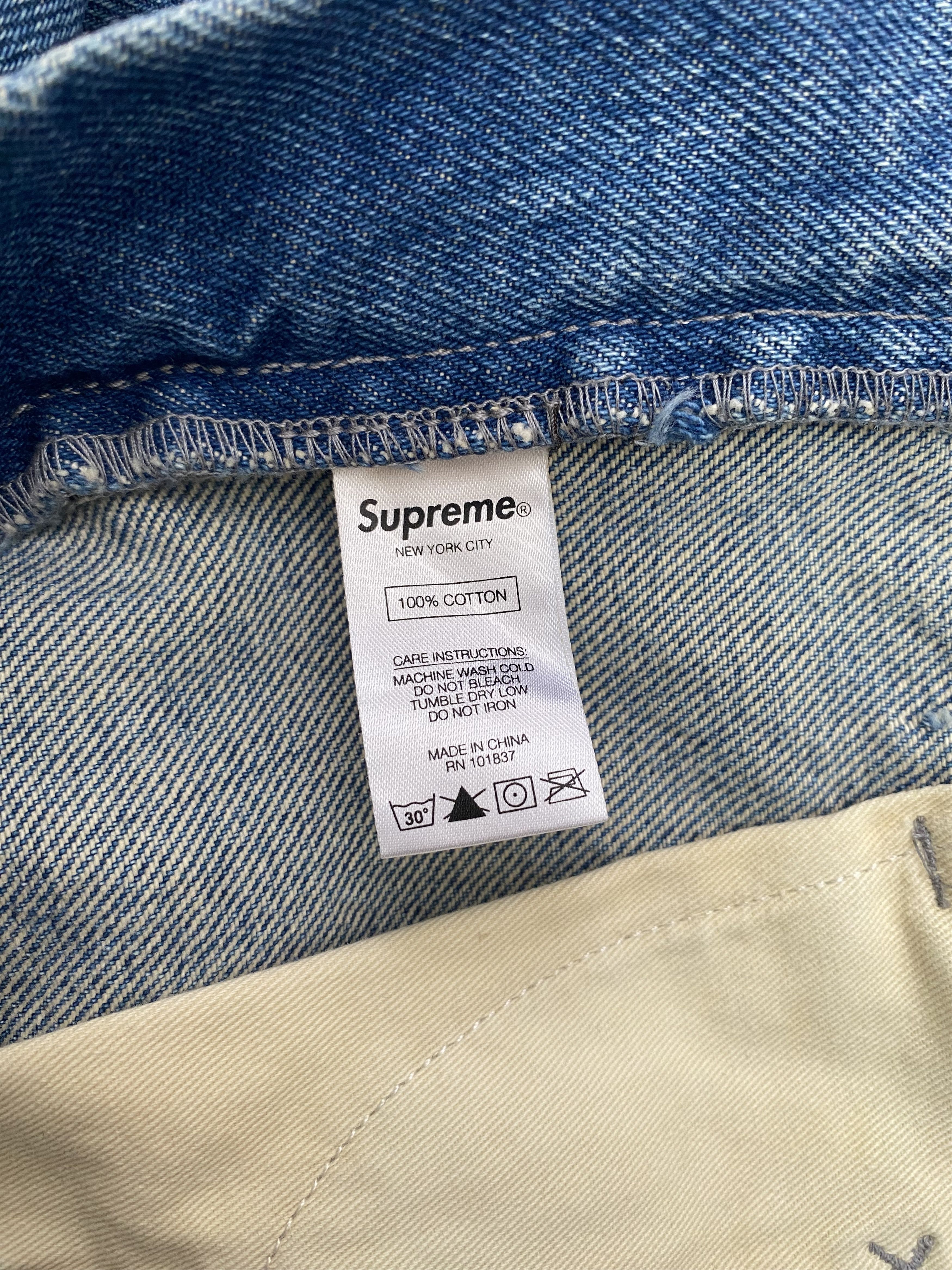 Supreme Supreme Handstyle Denim Painter Short Size US 30 / EU 46 - 7 Thumbnail