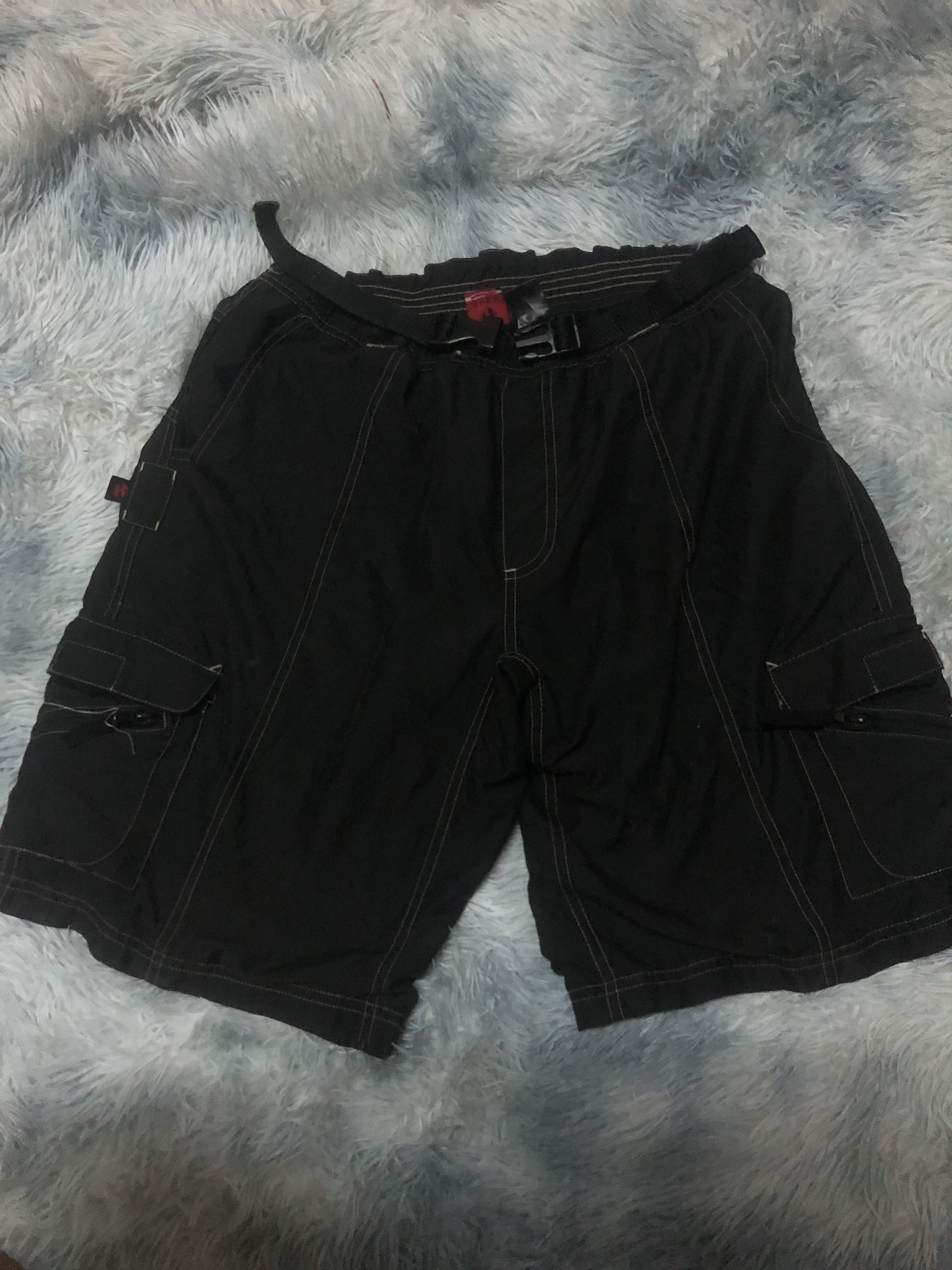 Other HOSS Technical Gear Cargo Shorts Gorpcore Techwear Black Size US 32 / EU 48 - 2 Thumbnail