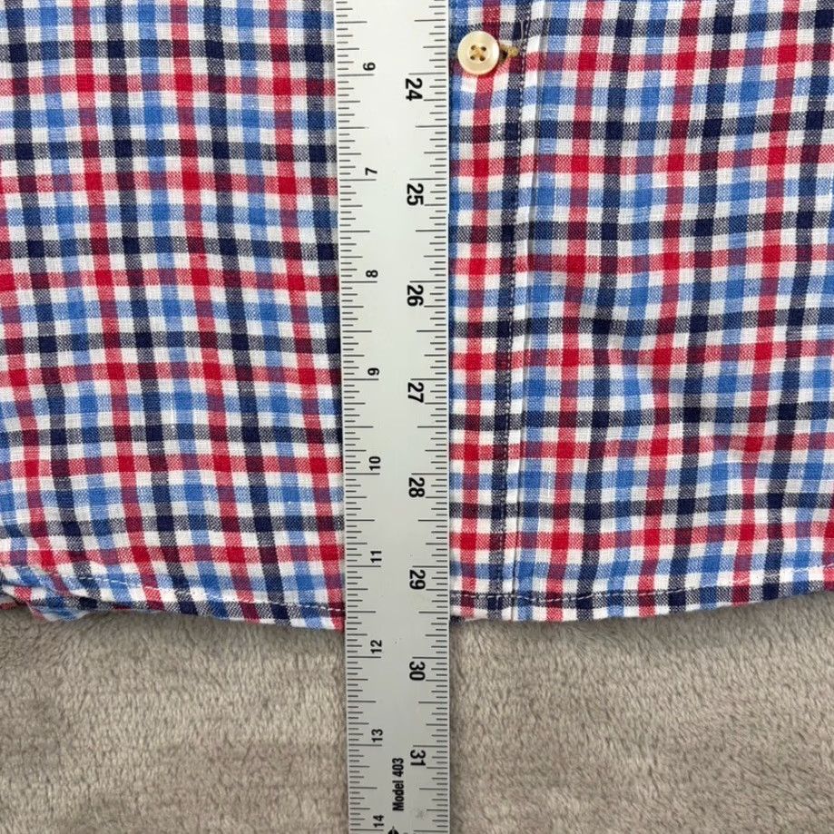 Barbour Barbour Shirt Tailored Fit Multi Gingham Check Men M Linen Button-Up Short Sleeve Collared 100% NEW Size US M / EU 48-50 / 2 - 6 Thumbnail