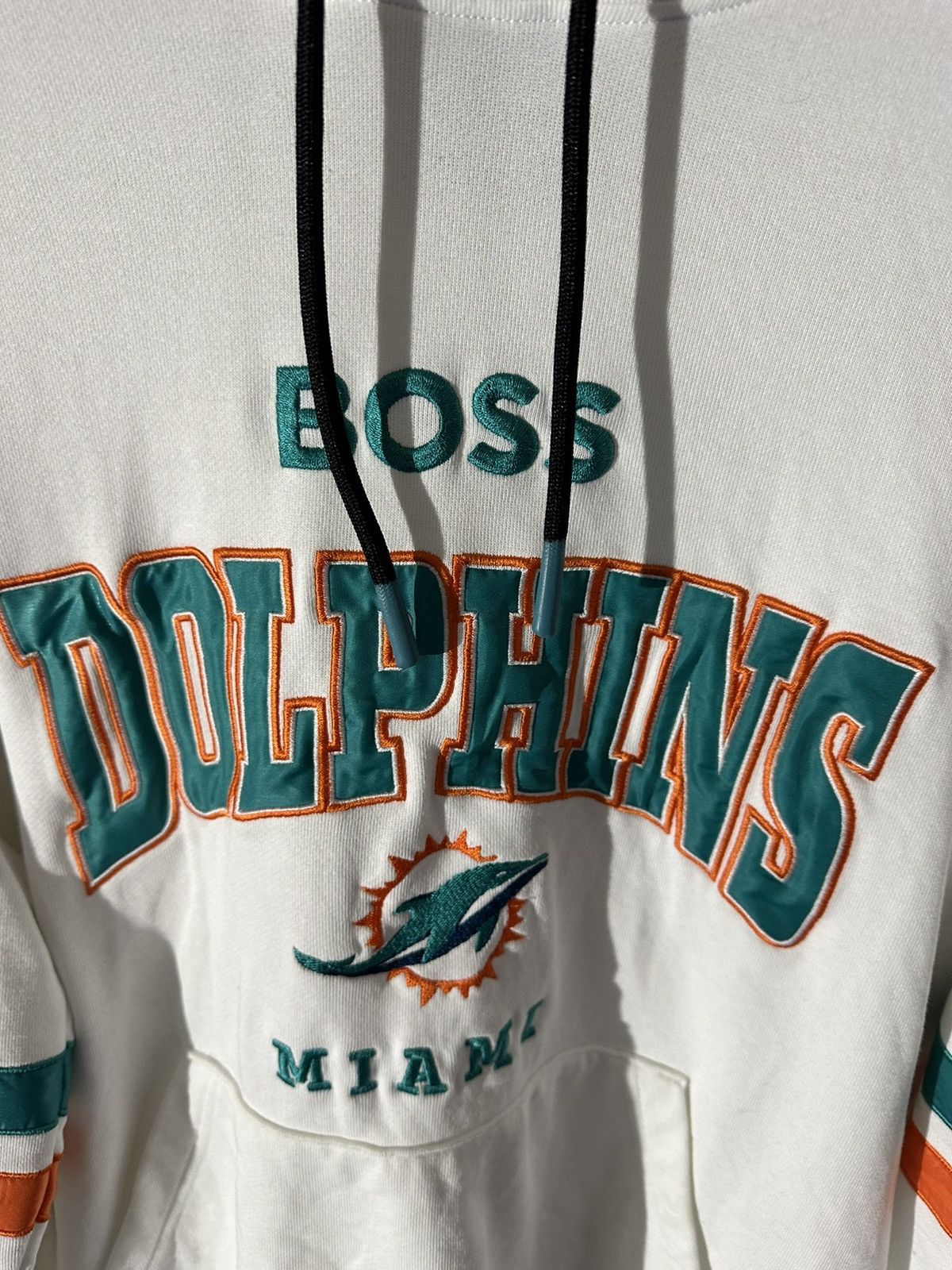 Hugo Boss Hugo Boss x NFL Miami Dolphins hoodie Exclusive Rare Large Size US L / EU 52-54 / 3 - 3 Thumbnail