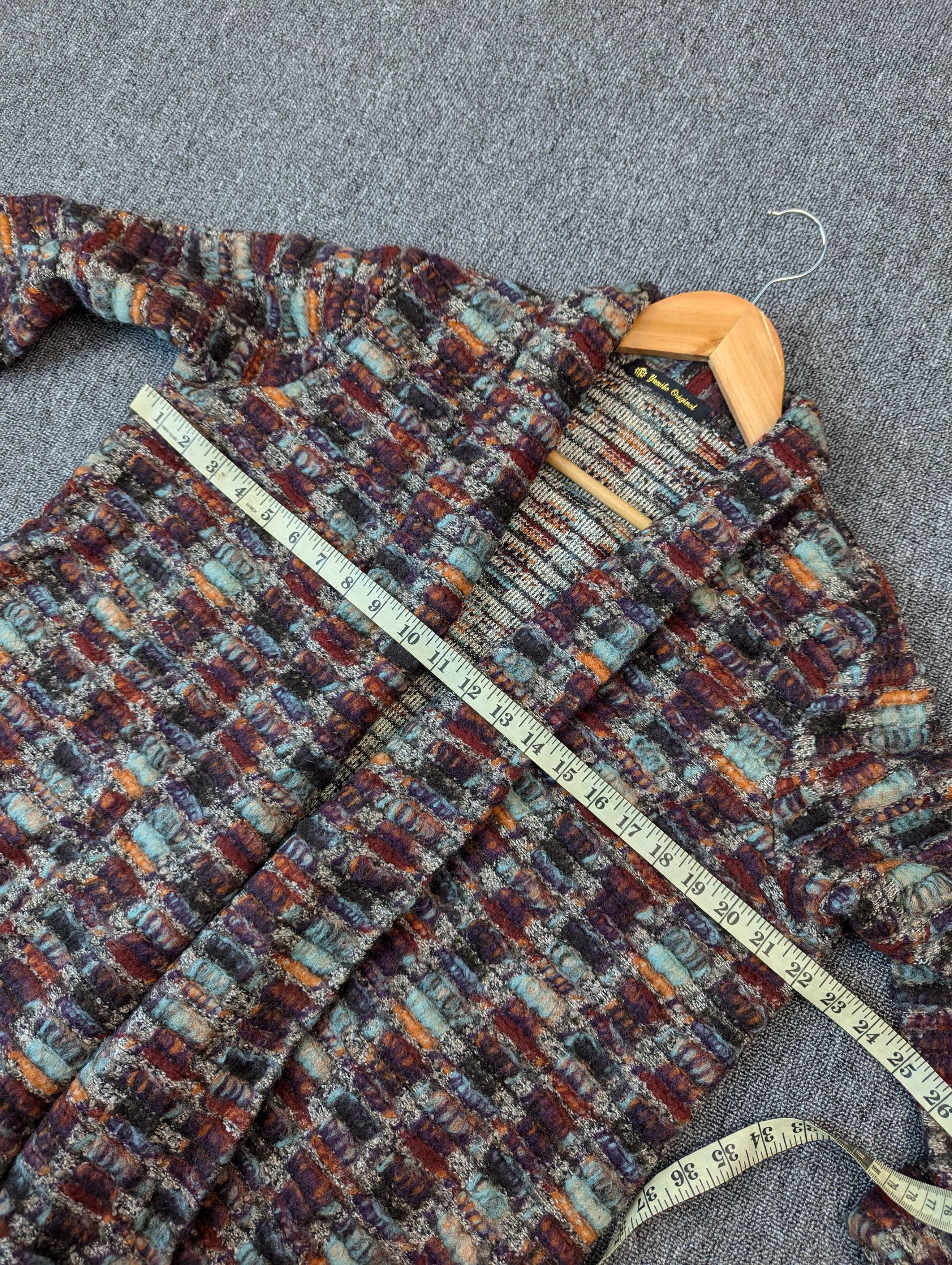 Japanese Brand Vintage Yumiko Original Handwoven Cardigan Jacket Size US M / EU 48-50 / 2 - 13 Thumbnail