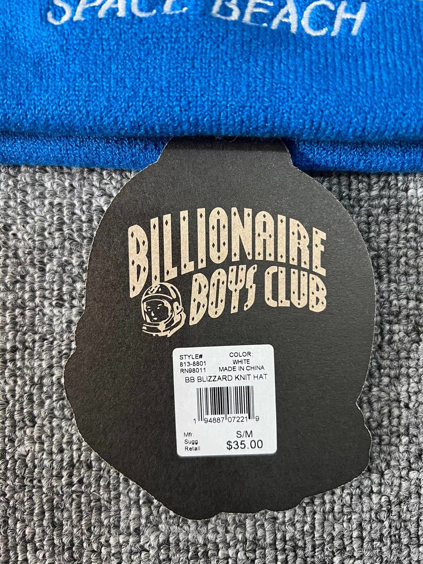 Billionaire Boys Club BBC Embroidered Knitted Christmas Beanie Q7 Size ONE SIZE - 5 Thumbnail
