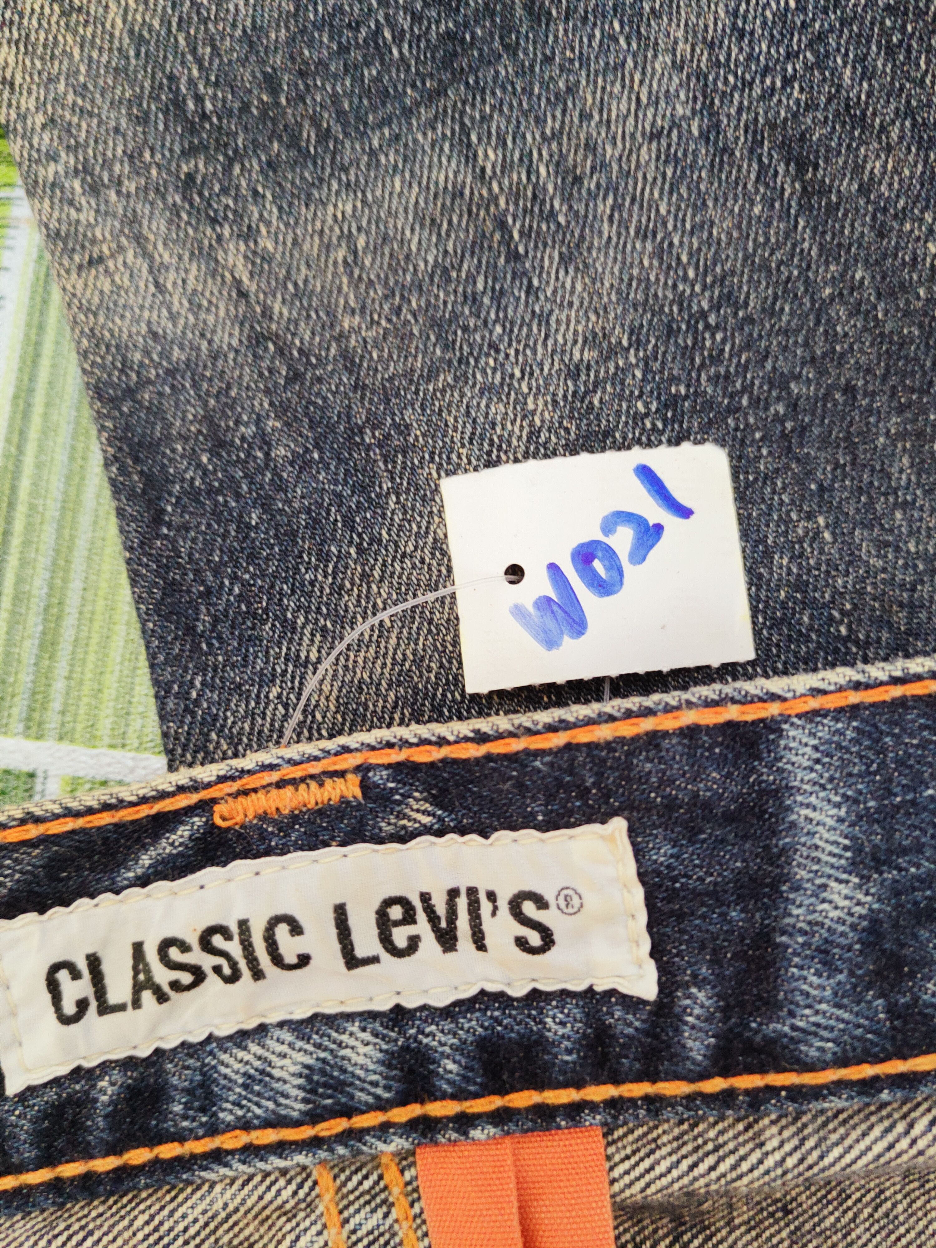 Levi's DL Levi's Dark Blue Faded Distressed Ripped Jeans #W021 Size US 34 / EU 50 - 19 Thumbnail