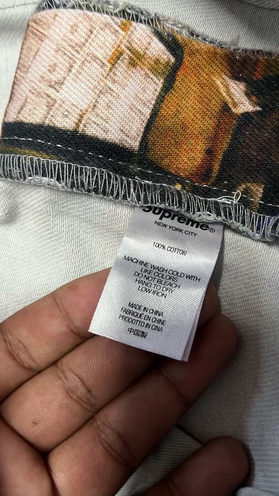 Supreme Supreme Nas and Dmx collage Double knee denim pant Size US 30 / EU 46 - 6 Thumbnail