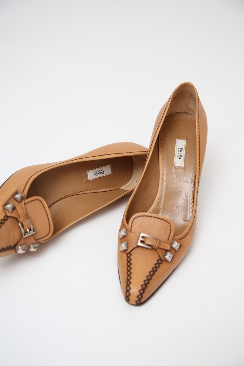 Prada Rare Women’s Prada Pointed Toe Heels Pumps Size EU 39 Size US 9 / IT 39 - 6 Thumbnail