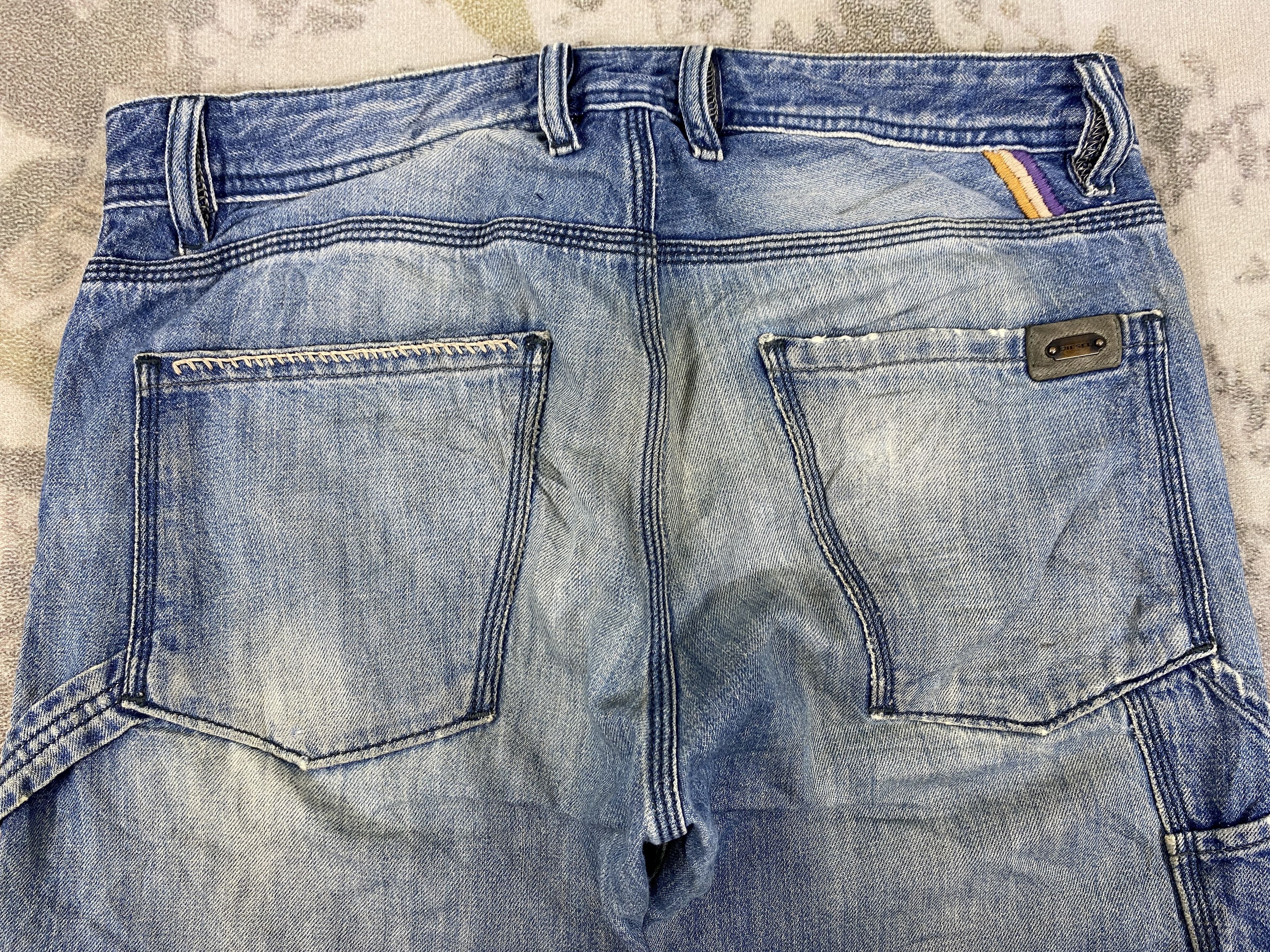 Diesel Faded Blue Vintage Diesel Jeans 31x31.5 Denim- JN3885 Size US 31 - 4 Thumbnail
