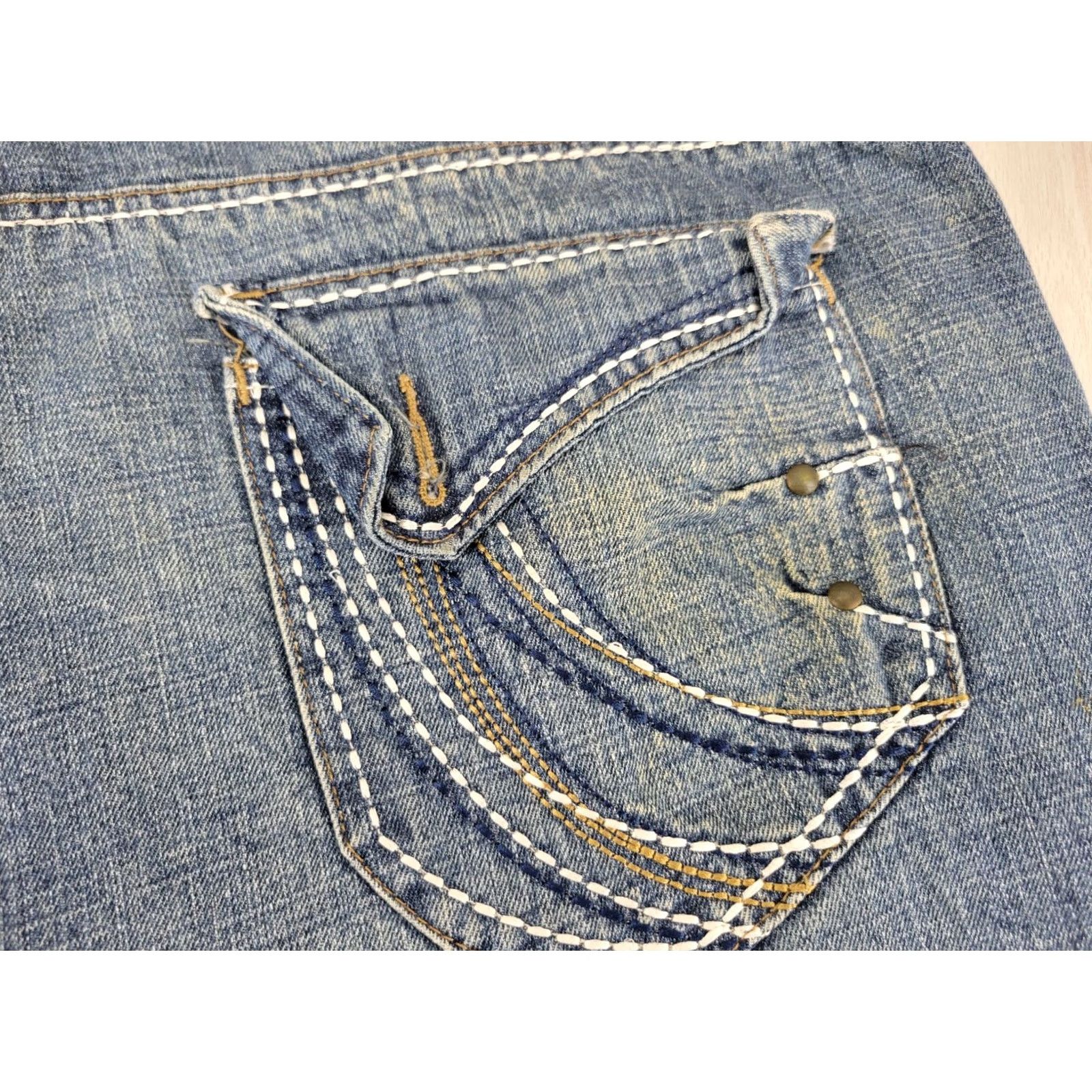Phat Farm Phat Farm Jeans Shorts Men 40 Blue 5-Pocket Bermuda Denim Cotton Blend Zip Regular 12in Inseam Men Size US 40 / EU 56 - 6 Thumbnail