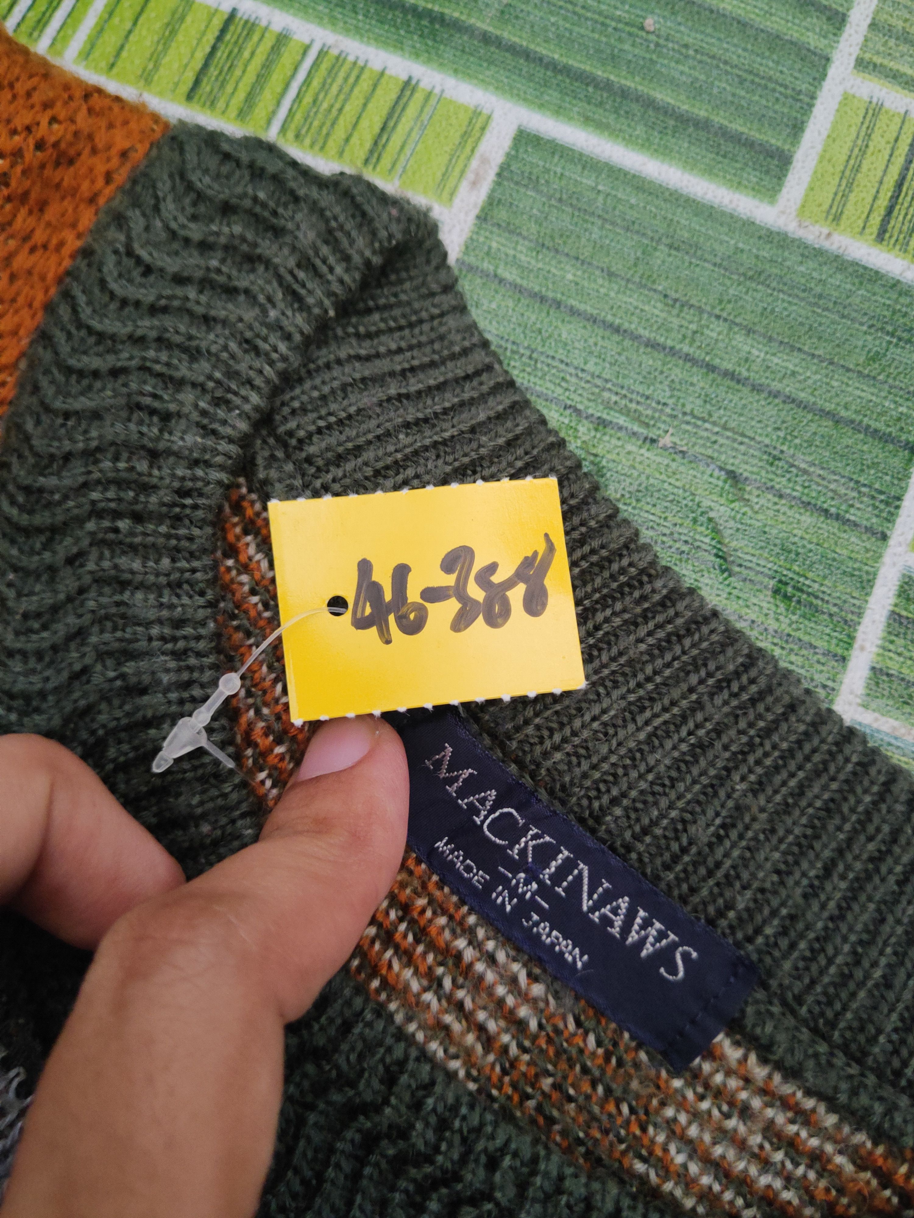 Japanese Brand DL Mackinaws Olive Brown Knitwear Sweatshirts #46-388 Size US M / EU 48-50 / 2 - 11 Thumbnail