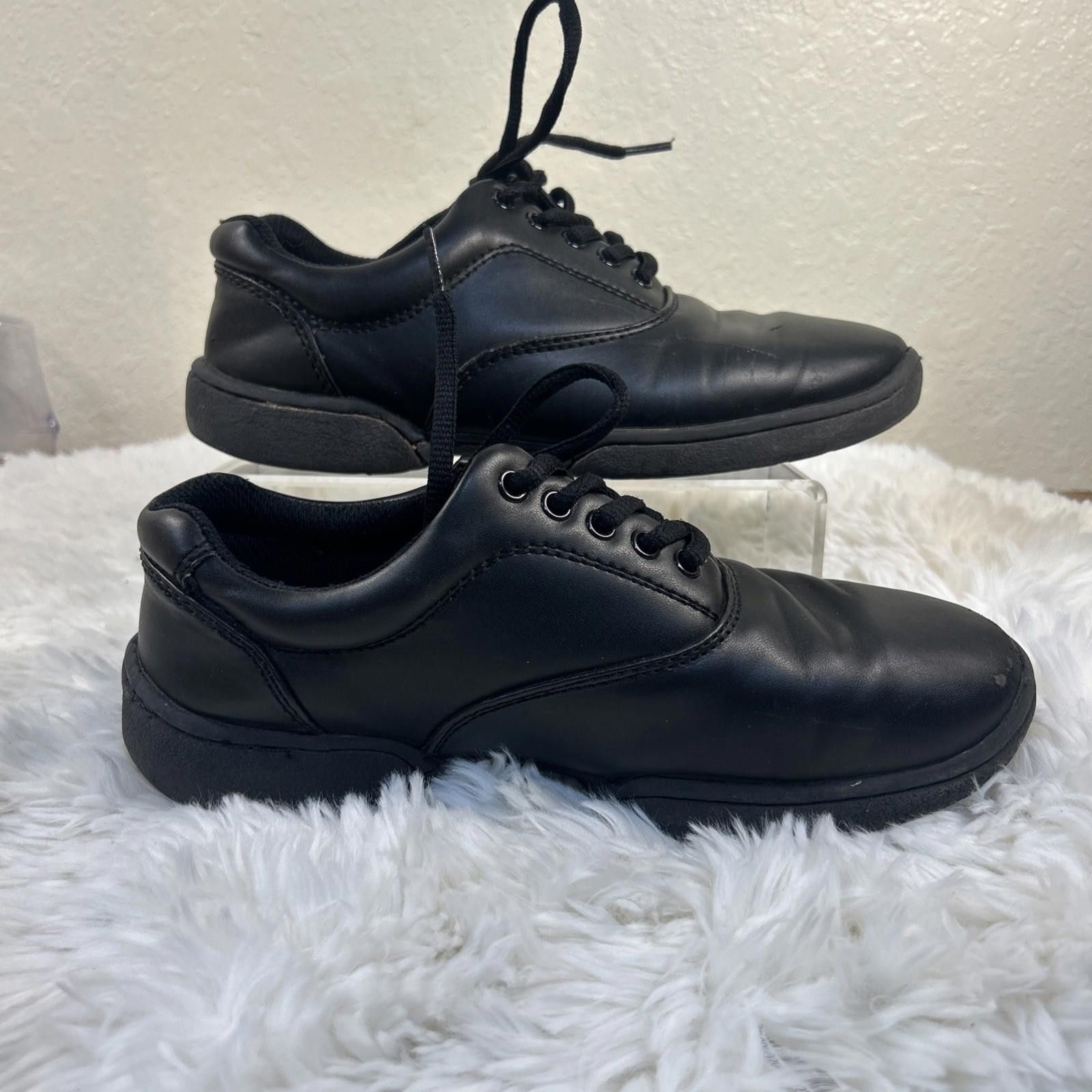 Designer VIPER Shoes Unisex Band Oxford Black Toe Lace Up Casual W7M5 Size US 7.5 / IT 37.5 - 2 Thumbnail