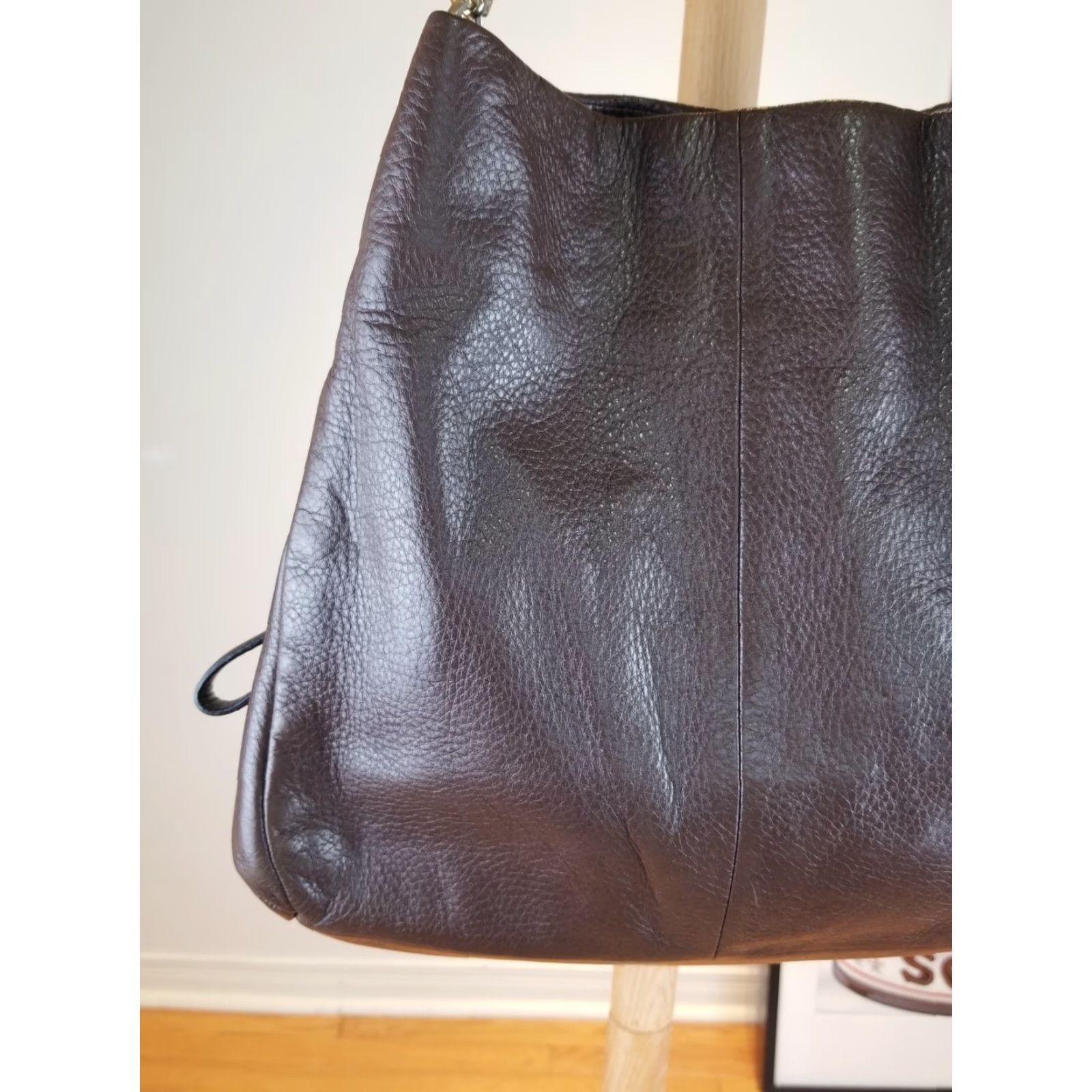 Coach VINTAGE COACH BROWN LEATHER SHOULDER HANDBAG CROSS BAG 26224 Ladies/Women Small Leather Zipper Lined Inner Pockets Y2K Classic Handbag Size ONE SIZE - 3 Thumbnail