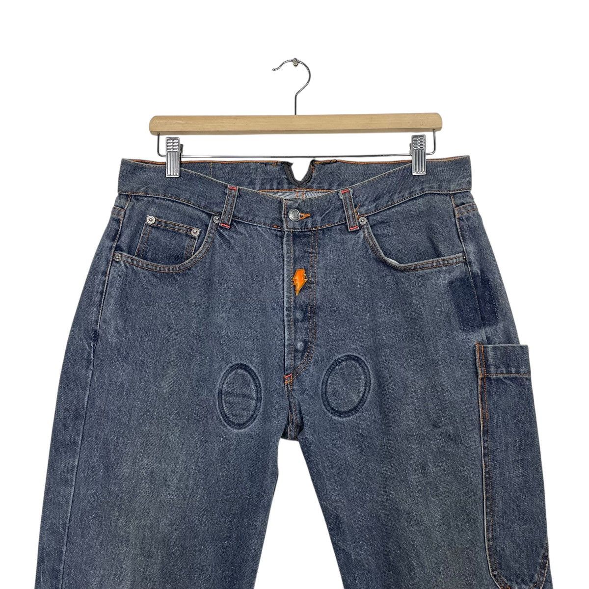 Walter Van Beirendonck W&Lt Walter Van Beirendonck Padded Pistol Holster Jeans Size US 34 / EU 50 - 2 Thumbnail