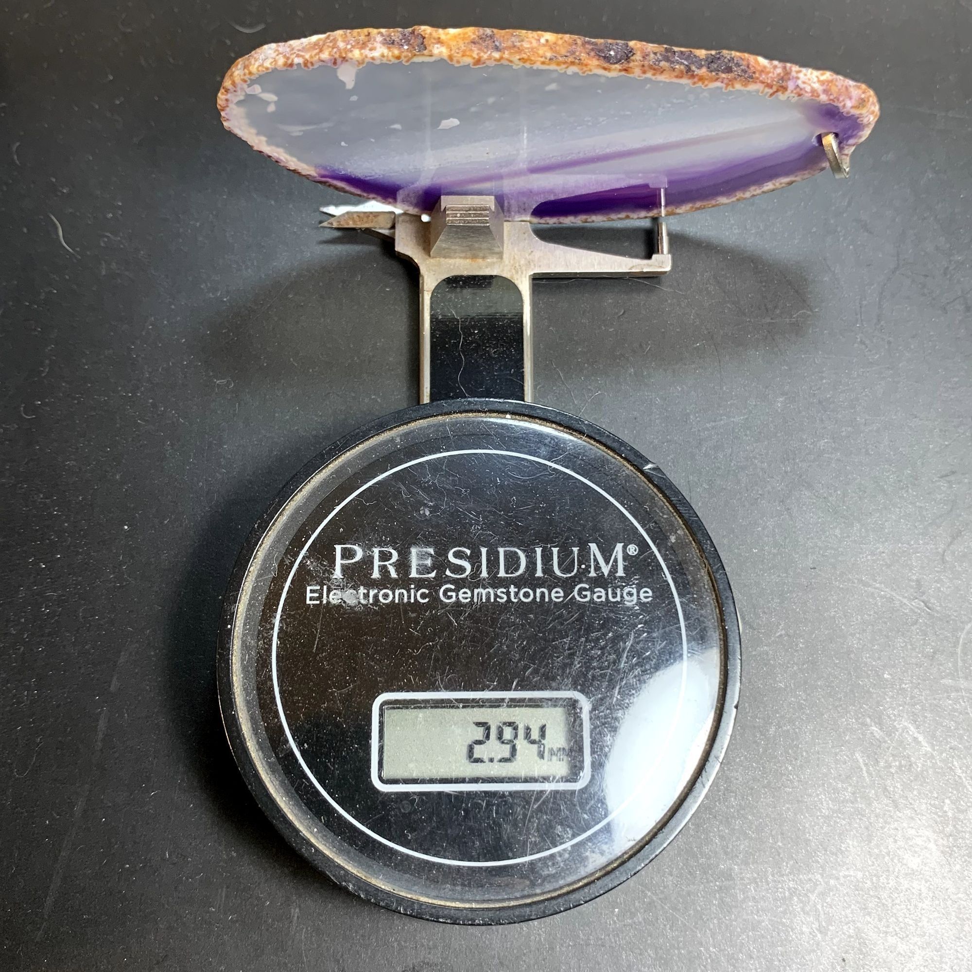 Other Large Purple White & Clear Quartz Slab Pendant Sterling Silv Size ONE SIZE - 9 Thumbnail