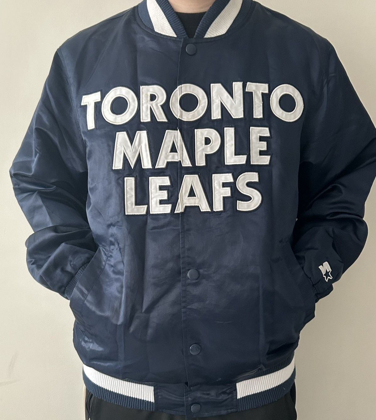 NHL Vintage Toronto Maple Leafs Starter Jacket Size US M / EU 48-50 / 2 - 5 Thumbnail