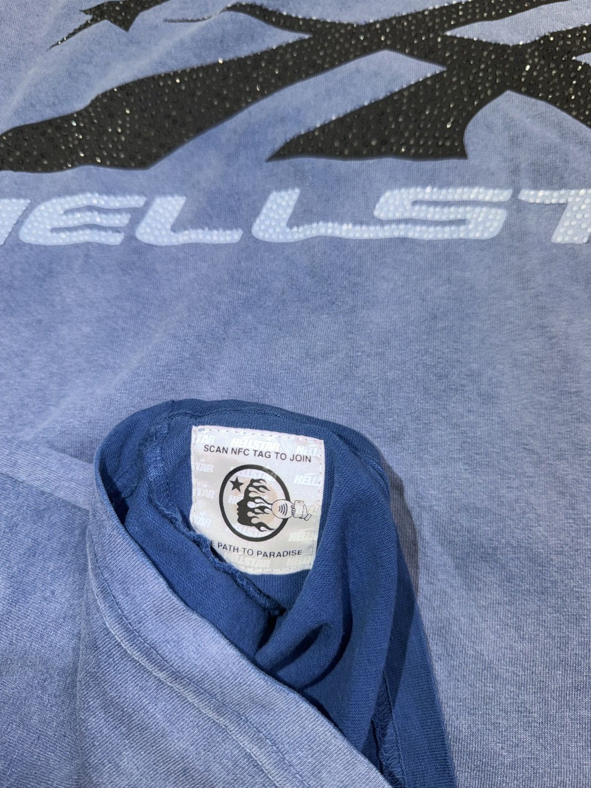 HELLSTAR Hellstar Sports Logo Rhinestone T-shirt Size US M / EU 48-50 / 2 - 6 Thumbnail