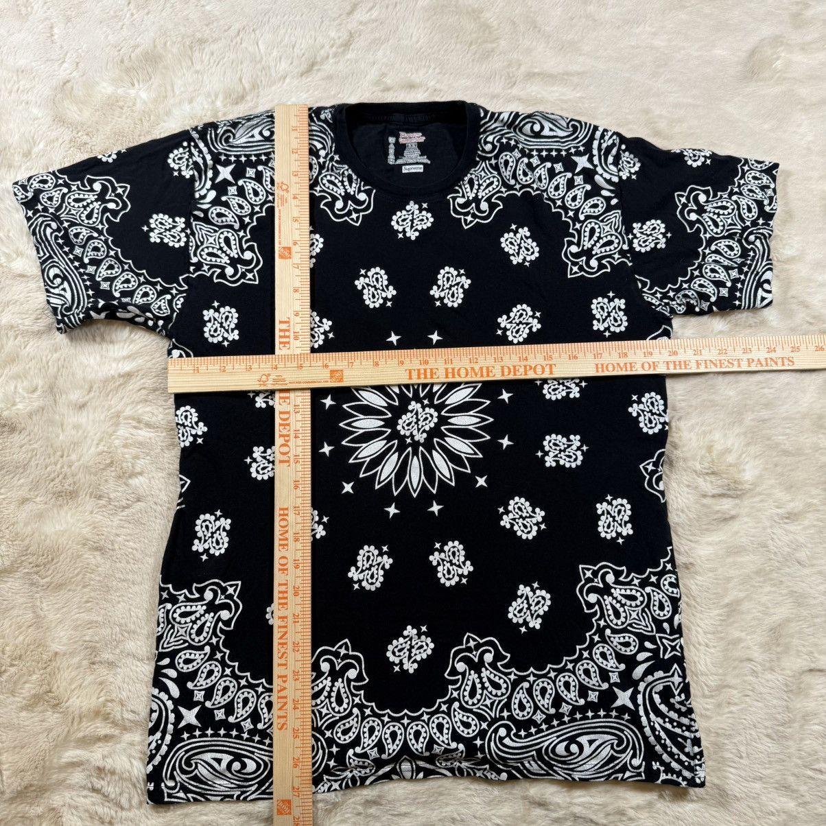 Hanes × Supreme SUPREME x Hanes Bandana Tagless T-shirt Sz Medium Size US M / EU 48-50 / 2 - 5 Thumbnail