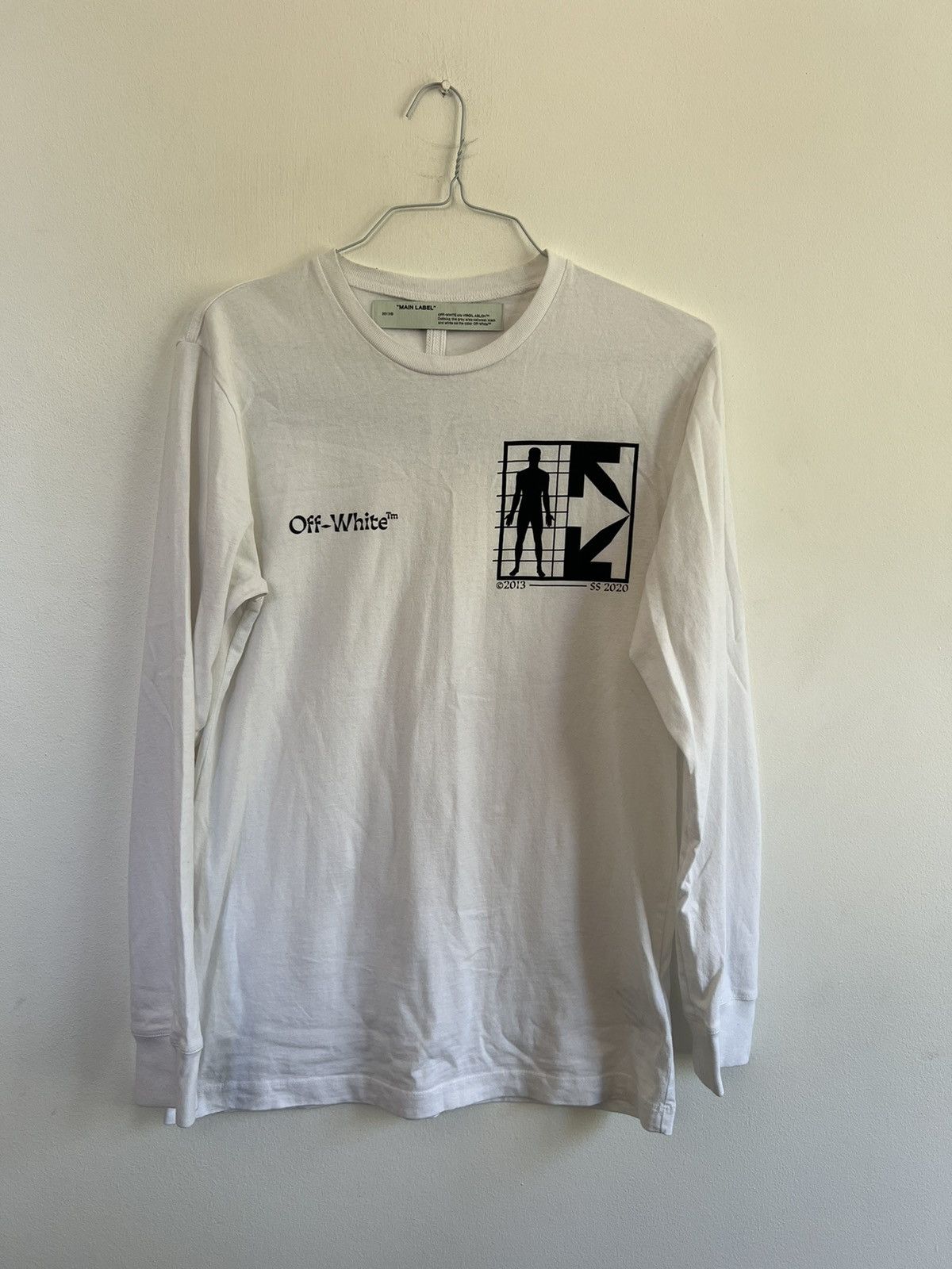 Off white Half Arrows Men Long sleeve TEe