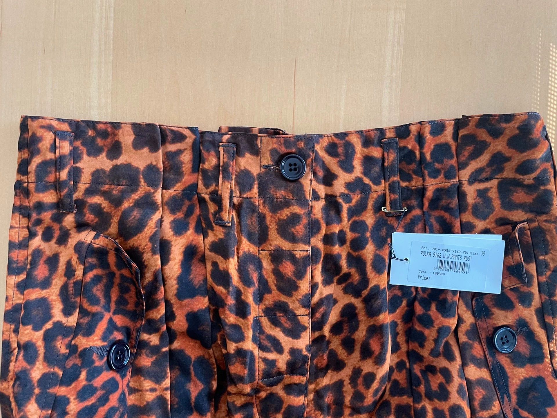 Dries Van Noten Dries Van Noten Leopard Print Cargo Wide-Leg Pants Size 26" / US 2 / IT 38 - 4 Thumbnail
