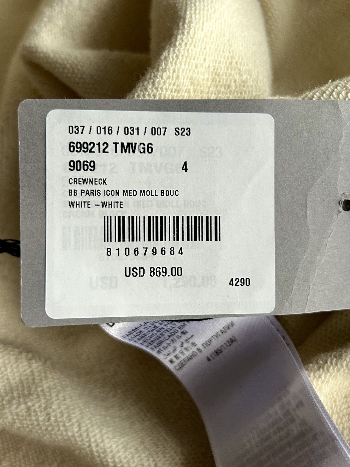Balenciaga Balenciaga BB Paris Icon Crewneck Size US L / EU 52-54 / 3 - 13 Thumbnail