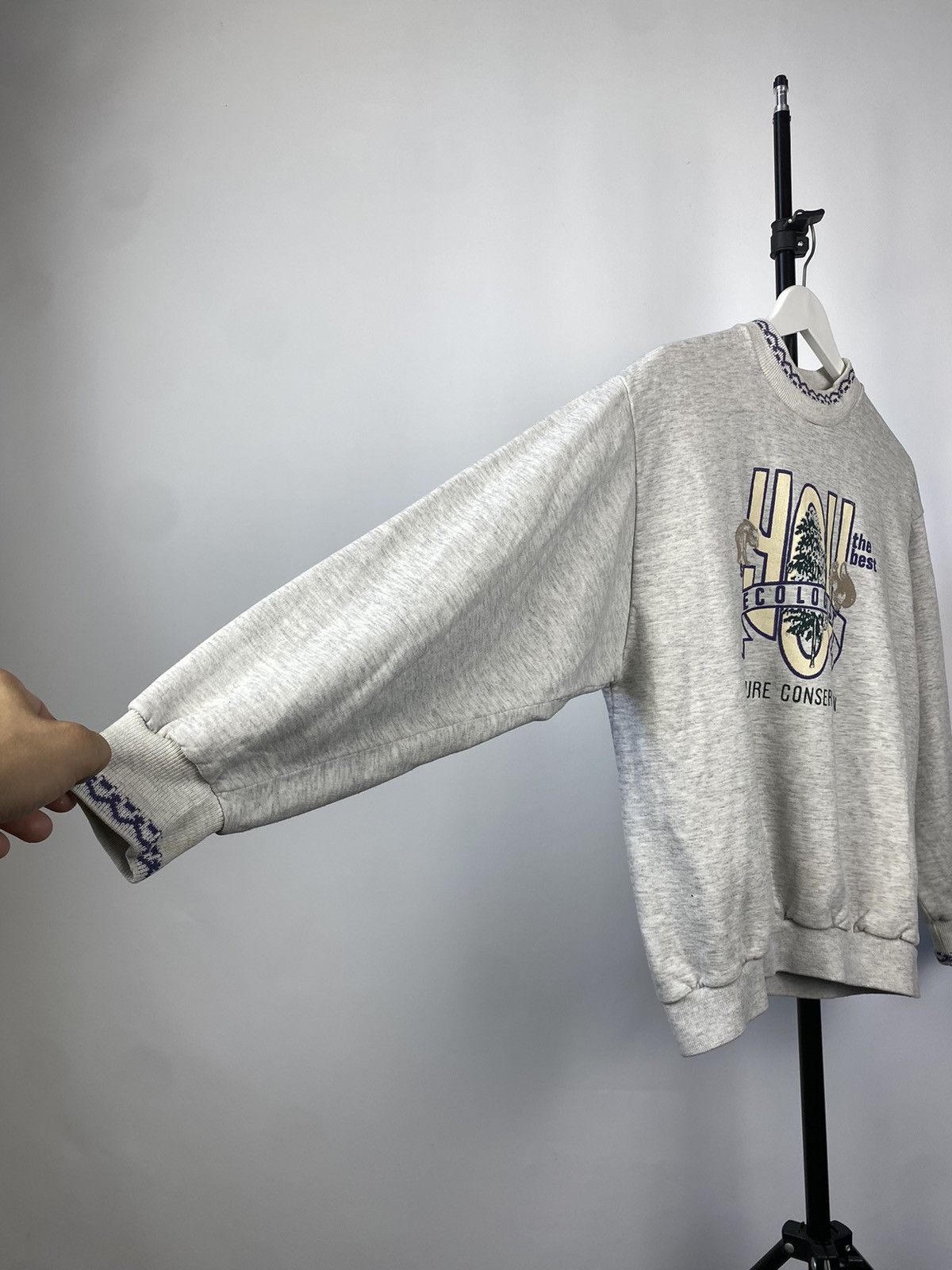 Native × Vintage Vintage 90s Nature Conservation Big logo sweatshirt Size US S / EU 44-46 / 1 - 7 Thumbnail