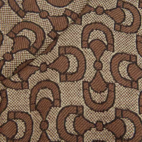 Gucci o1s1wg110225 Horsebit Jacquard Wool Jacket in Brown Size US S / EU 44-46 / 1 - 4 Thumbnail