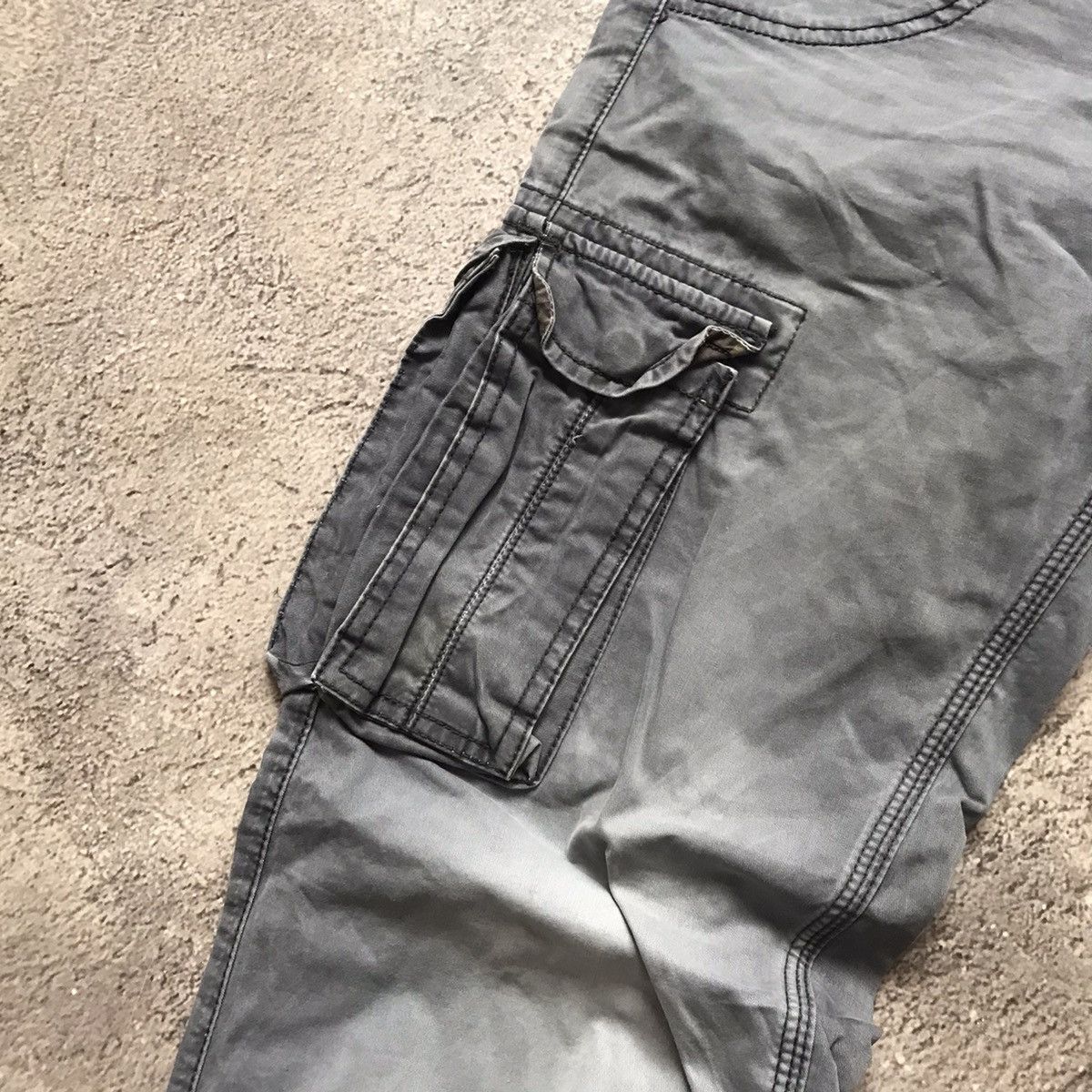 If Six Was Nine VINTAGE CARGO PANTS FLARED PARACHUTE SPRING JAPAN 90S Size US 27 - 3 Thumbnail