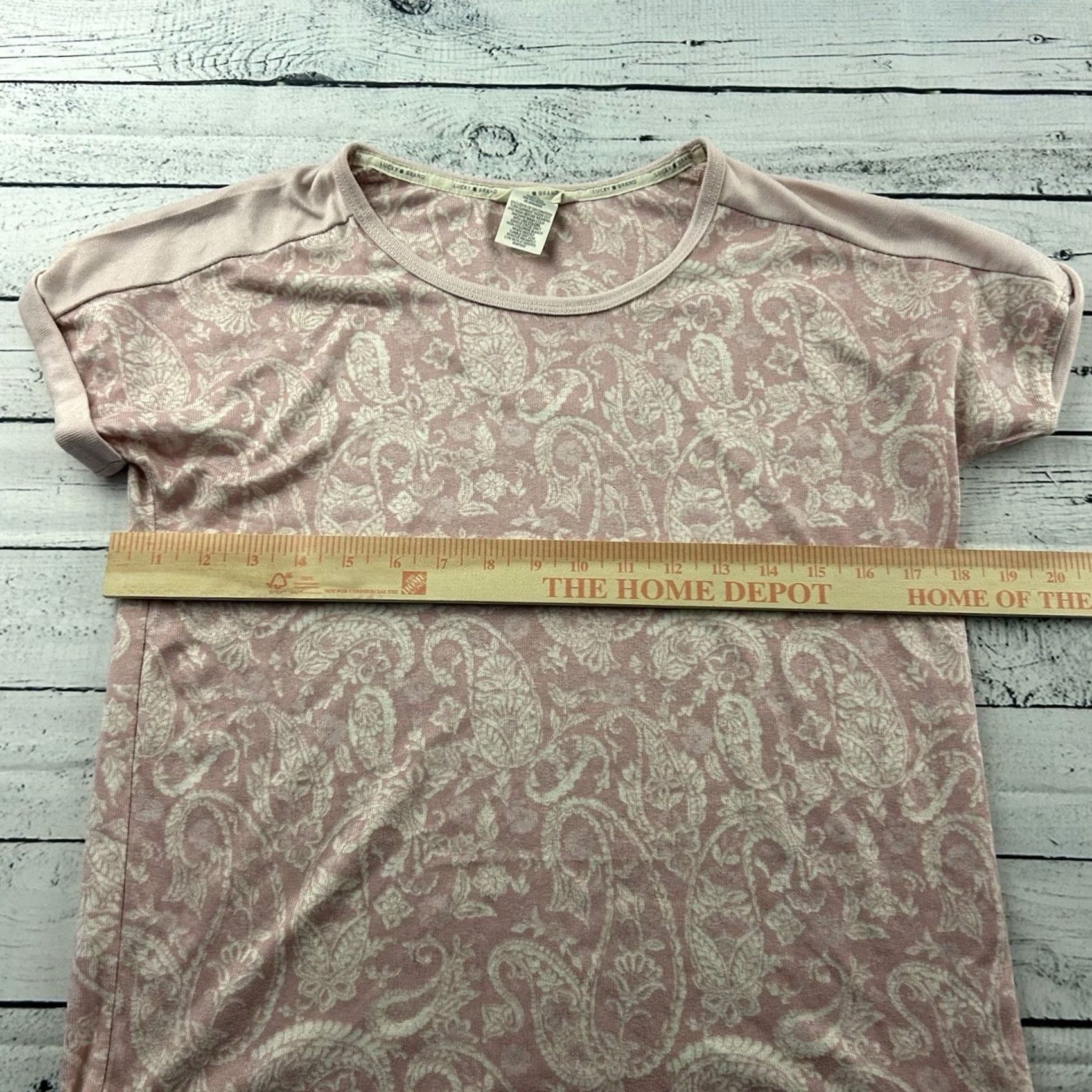 Lucky Brand Lucky Brand Short Sleeve Top Women's Small Pink Shirt Women S Pink Lucky Brand Short Sleeve T-Shirt XS-Small Size S / US 4 / IT 40 - 4 Thumbnail