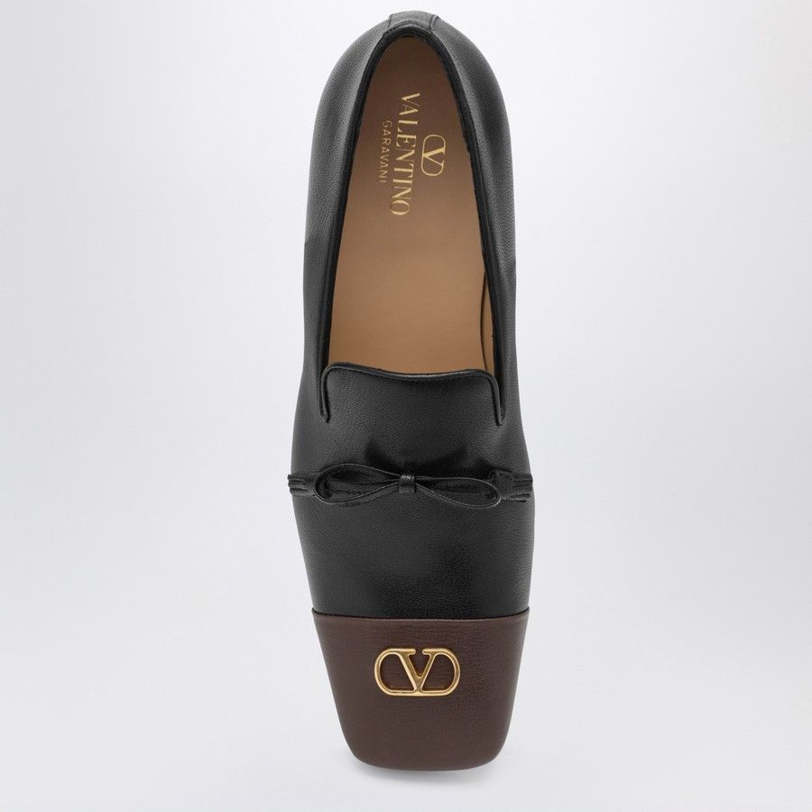 Valentino o1d2blof1025 Leather Loafers in Black Size US 7.5 / EU 40-41 - 2 Thumbnail