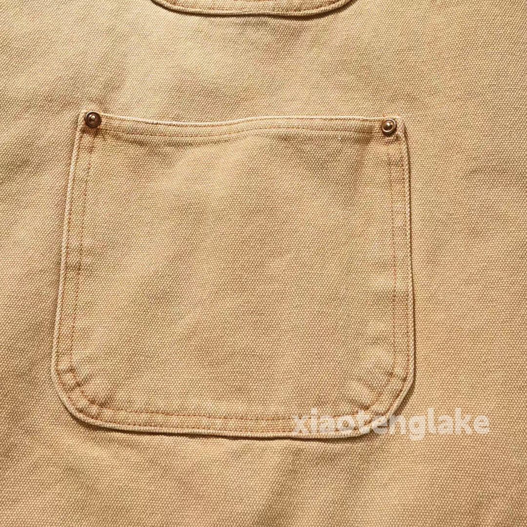 Vintage Utility washed faded workwear carpenter jacket Size US XL / EU 56 / 4 - 4 Thumbnail
